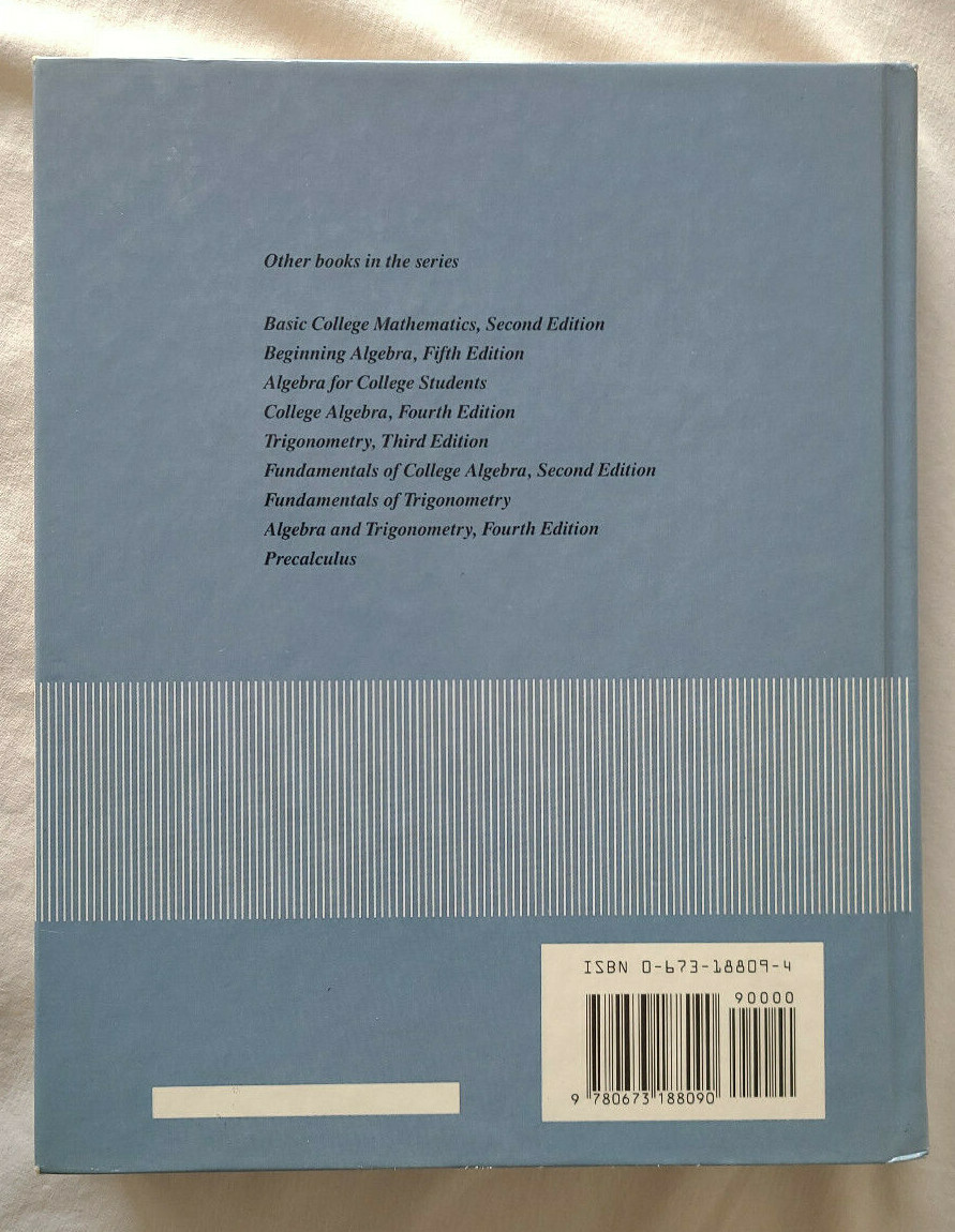 INTERMEDIATE ALGEBRA 5TH EDITION LIAL/MILLER HARPER COLLINS