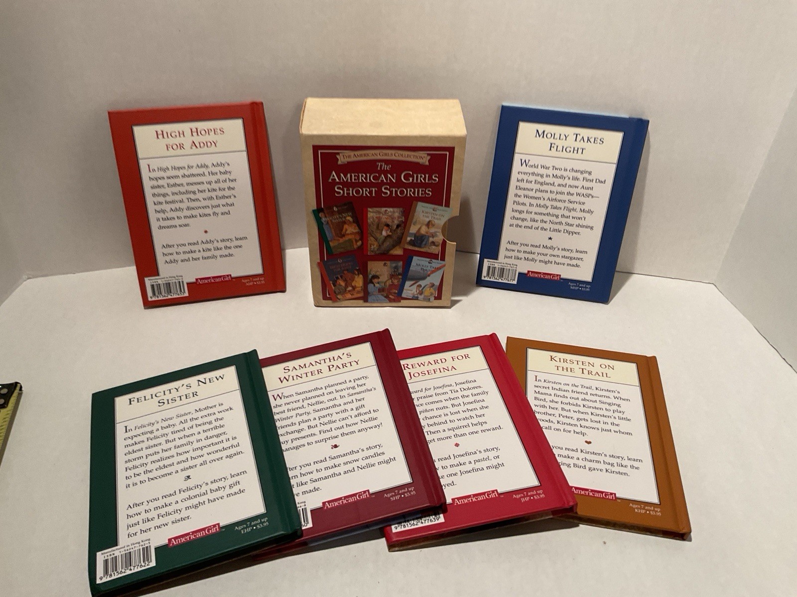 American Girl Short Stories Books Boxed Set Lot of 6 Historical Fiction Mini HC