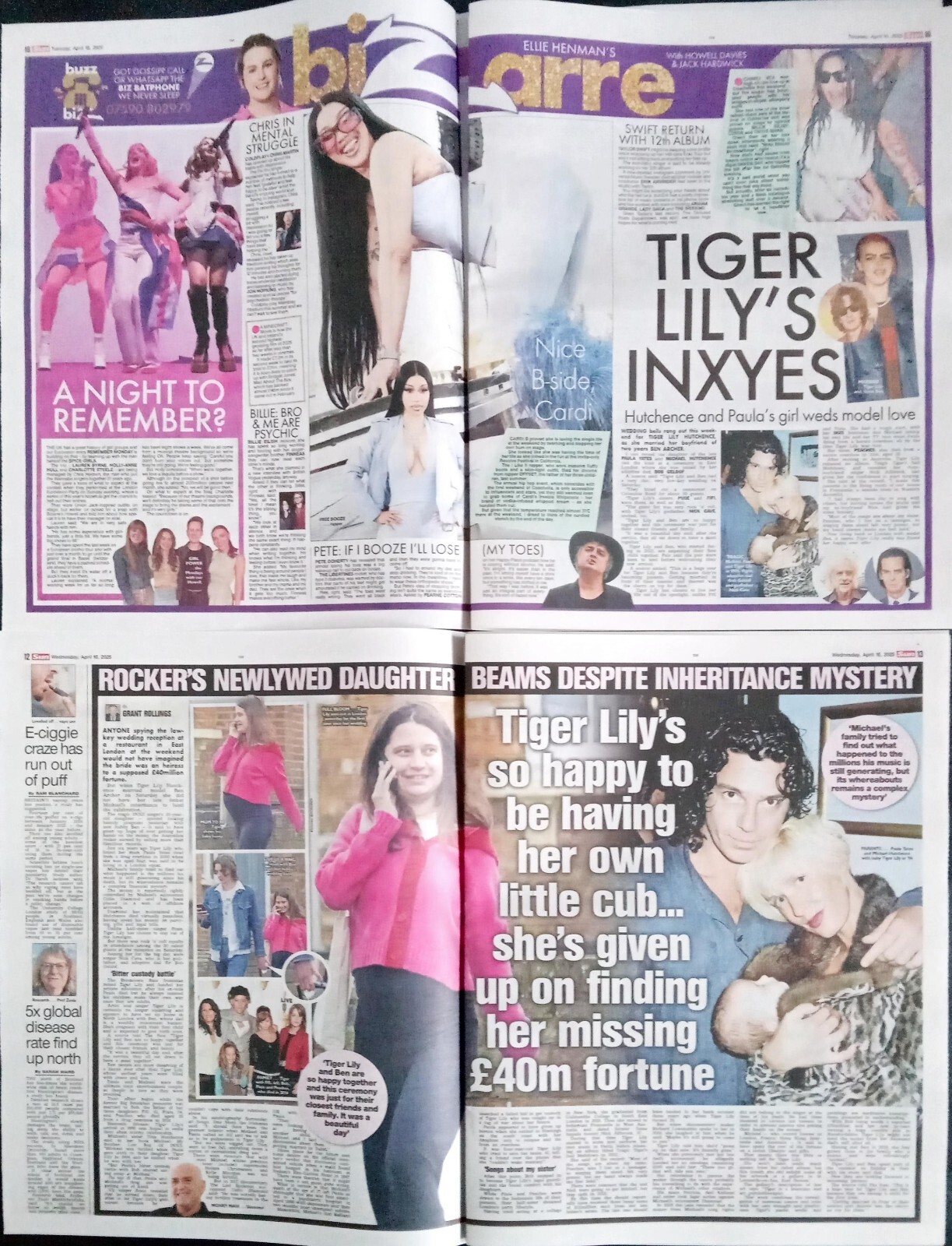 INXS Oasis Beyonce Cardi B Charli XCX Article April 15 16 2025 The Scottish Sun