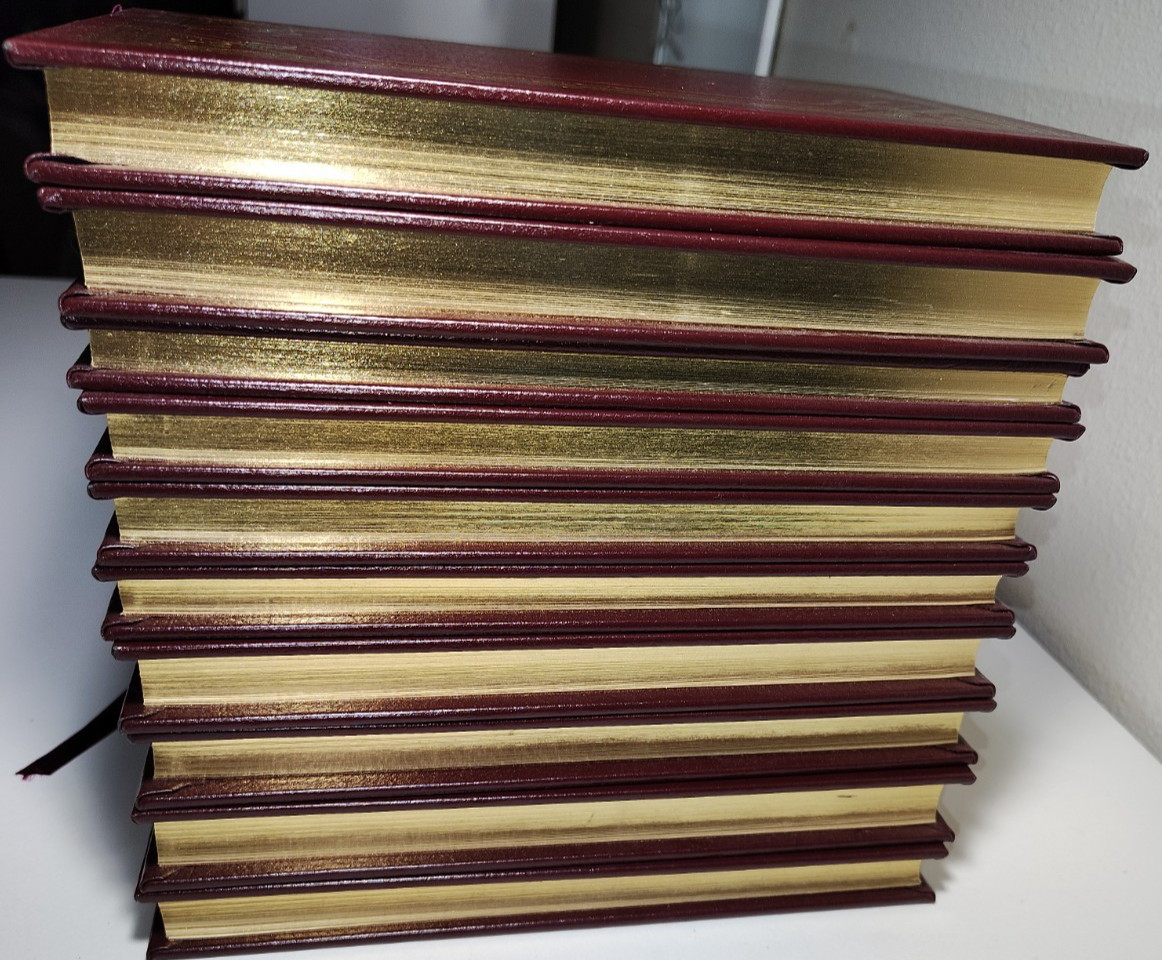 Robert H. Schuller Complete 18 Book Set My Journey 1st Ed 1967/2001 HB Leather