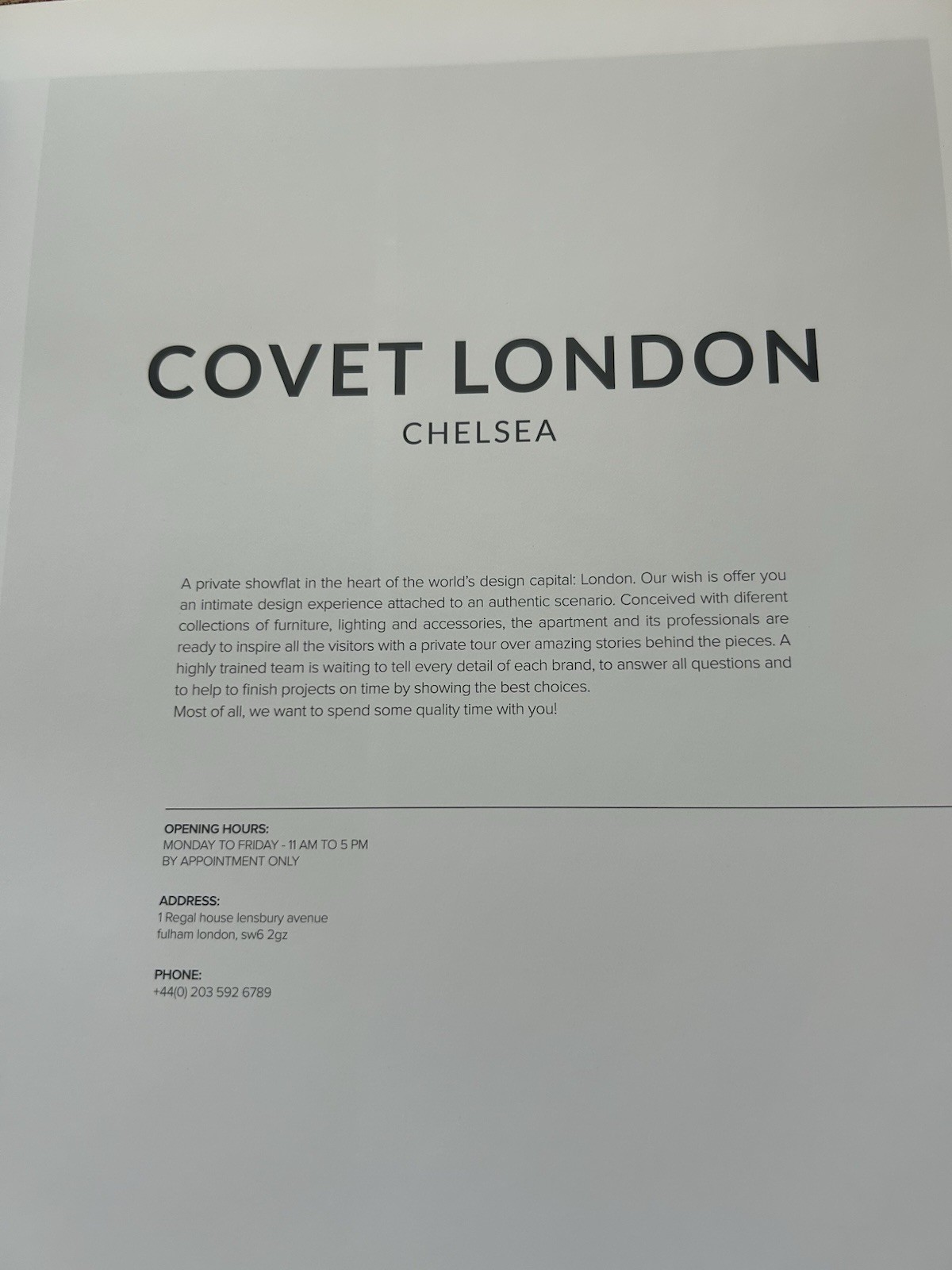 Covet.House Curated Design Catalogue – 446 pages