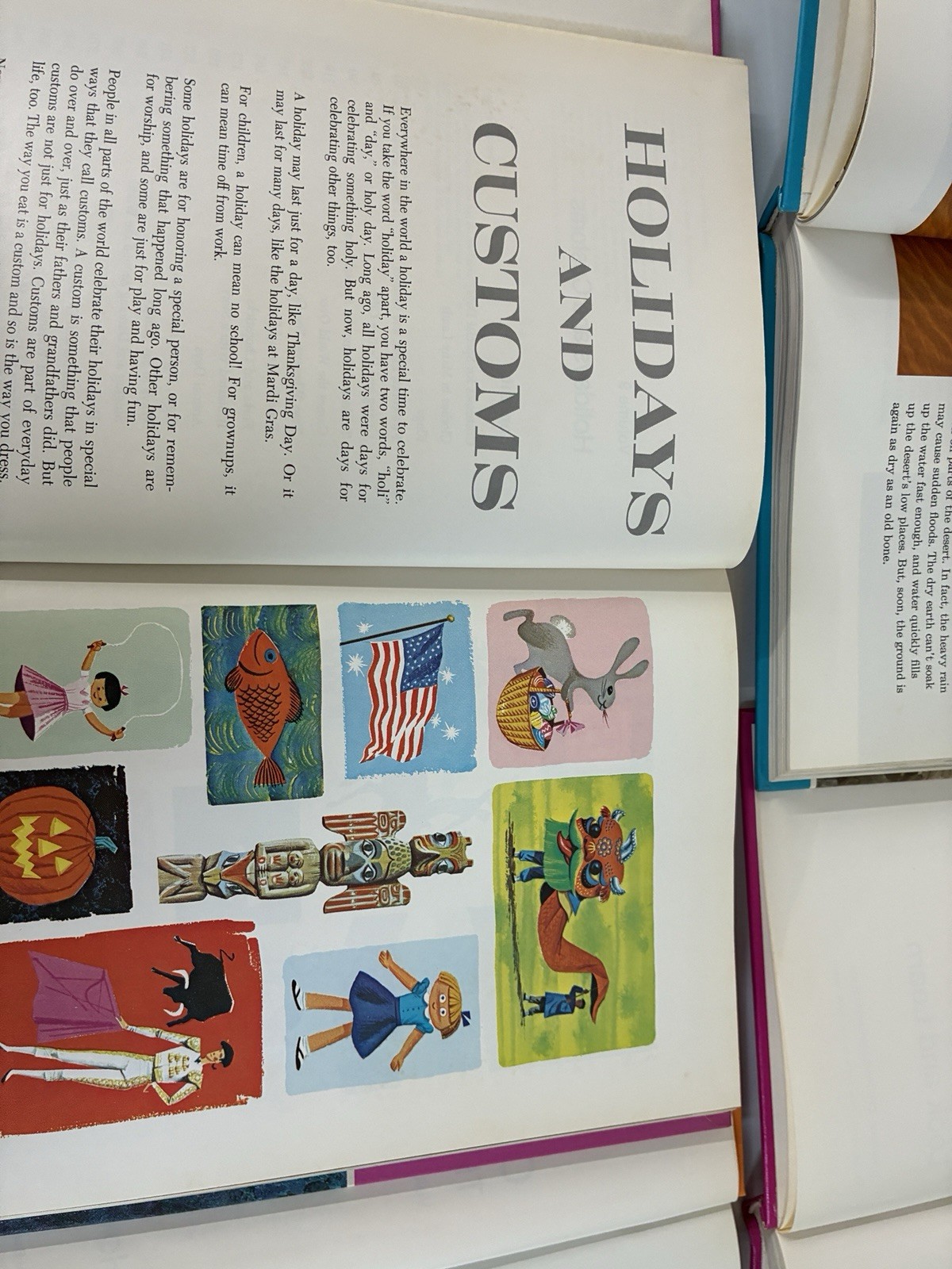 vintage 1980s childcraft Colorful Children&rsquo;s volume 4, 8, 9, 12