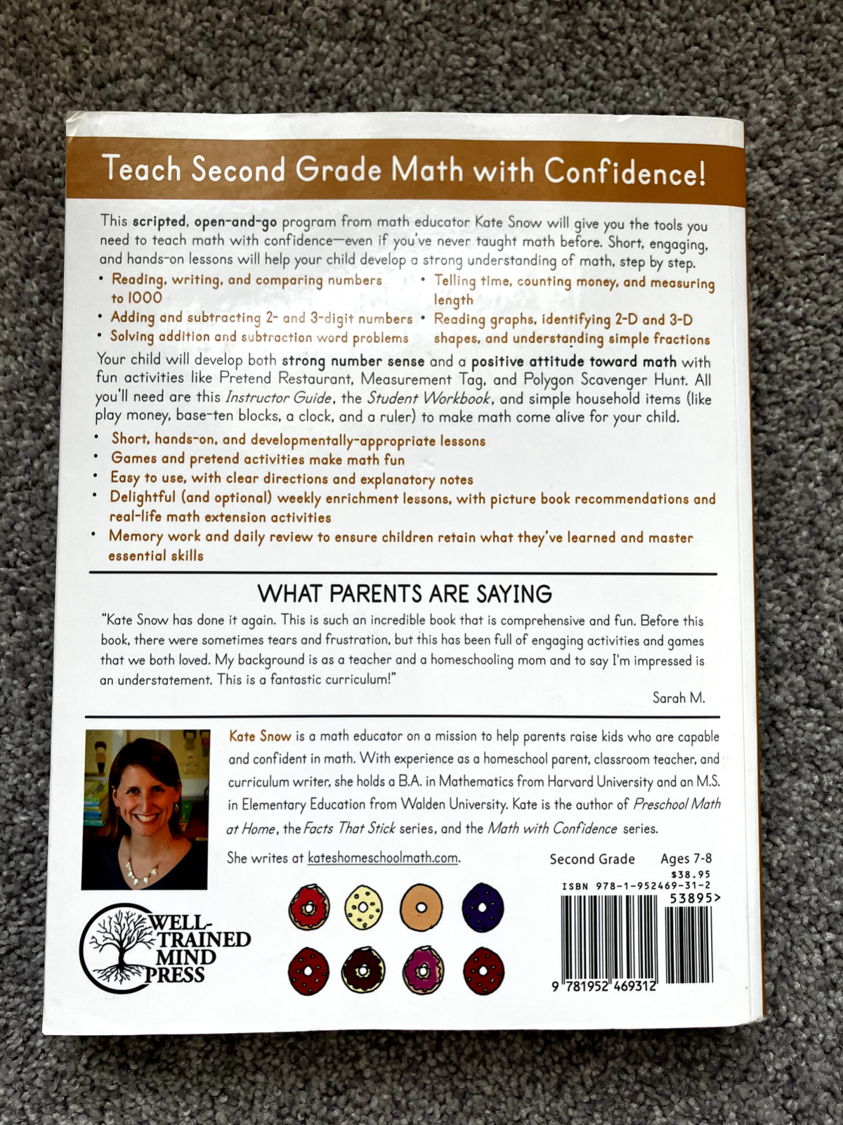 Second Grade Math with Confidence Instructor Guide Kate Snow Well-Trained Mind …