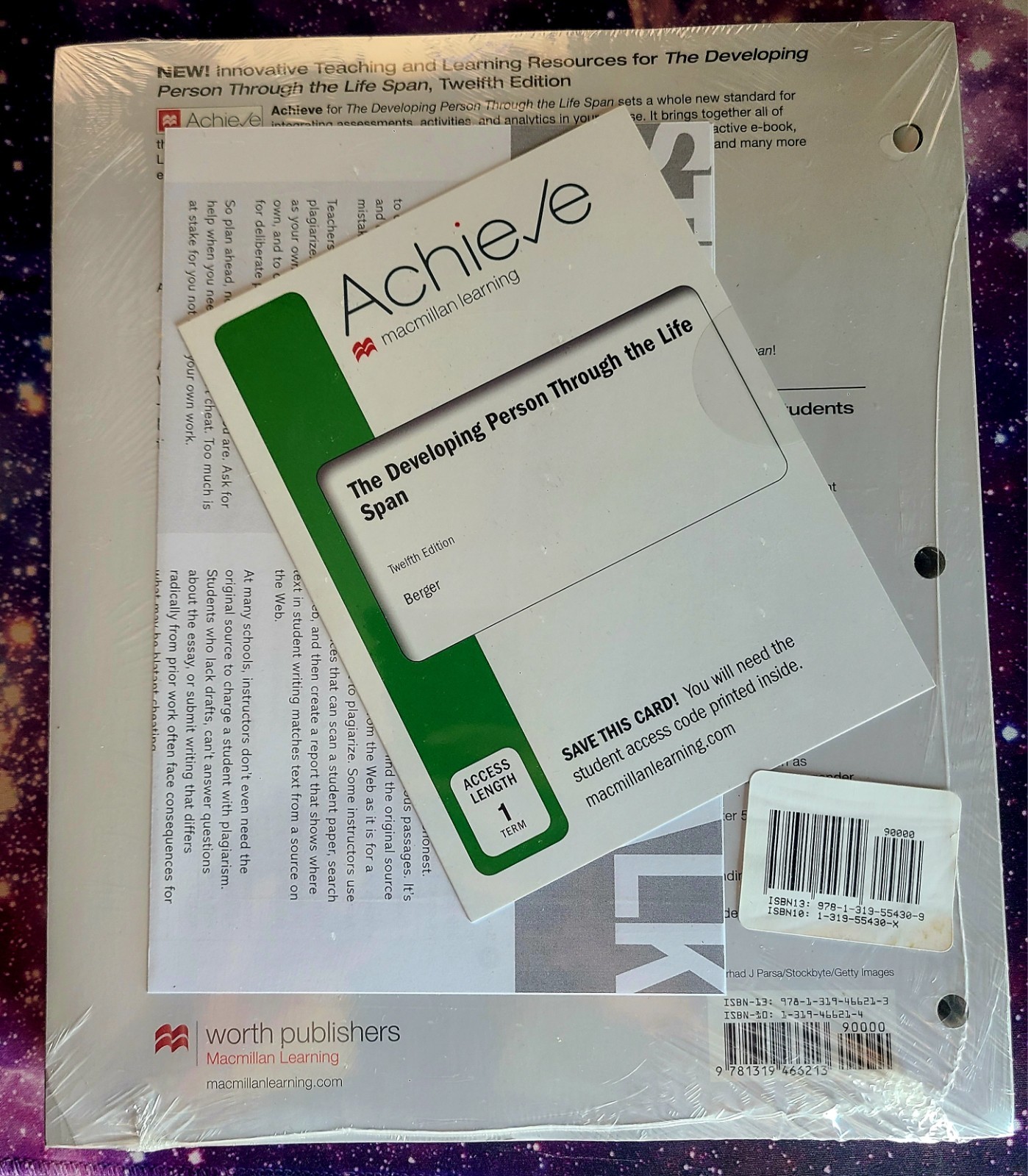 The Developing Person Through the Life Span – 12th edition Loose Leaf– NEW!!!