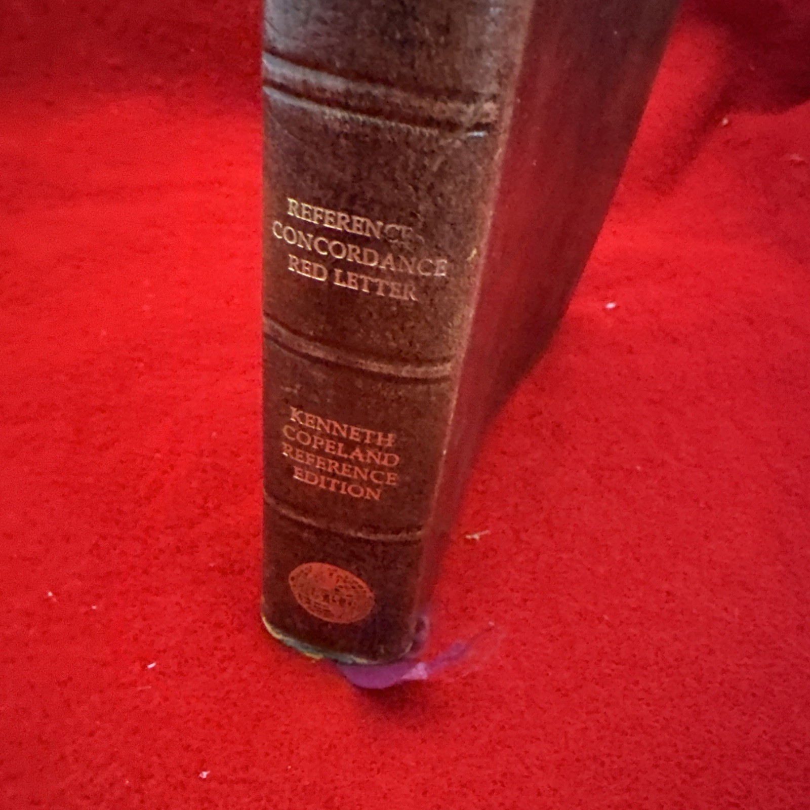 Kenneth Copeland Reference Edition Bible Genuine Leather KJV Concordance 1972