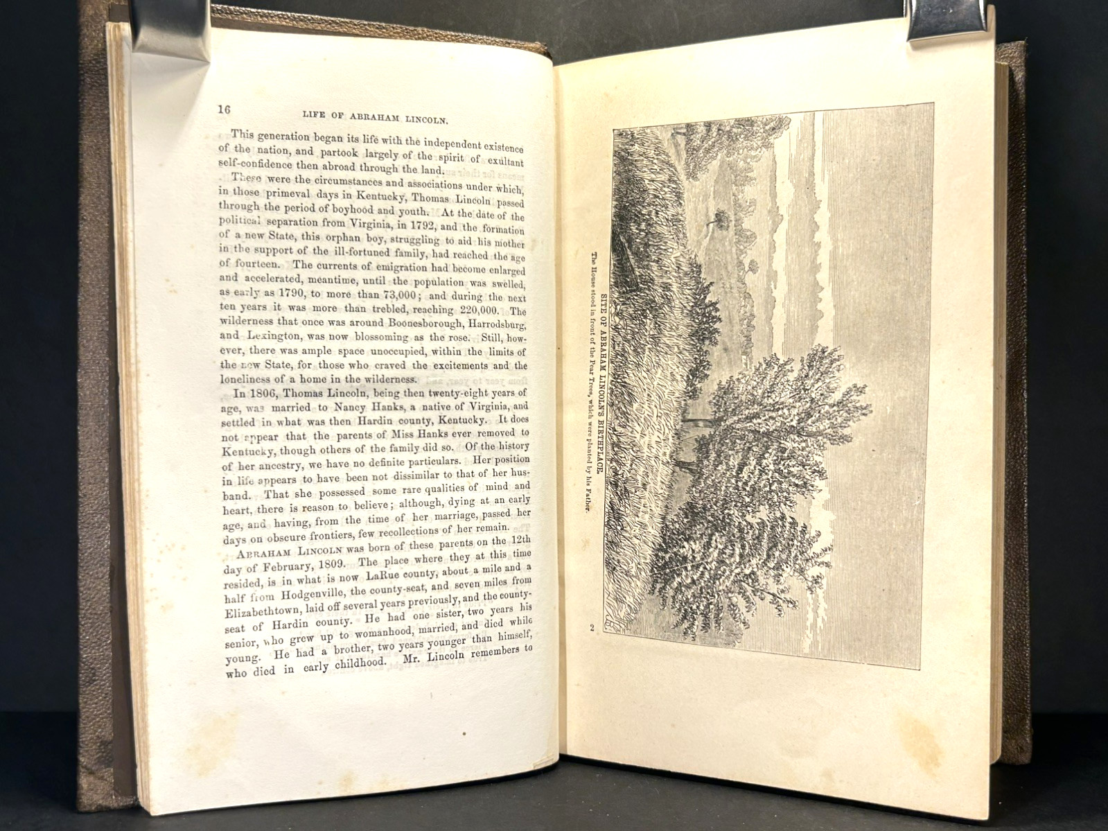 ABRAHAM LINCOLN by Barrett HISTORY Americana CIVIL WAR Slavery ILLUSTRATED 1865