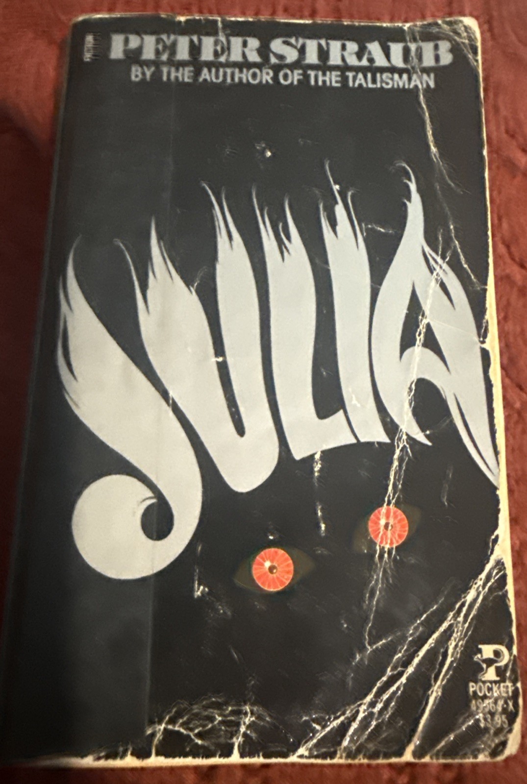 Julia by Peter Straub 1976 Vintage Paperback Book Horror, Pocketbook Print