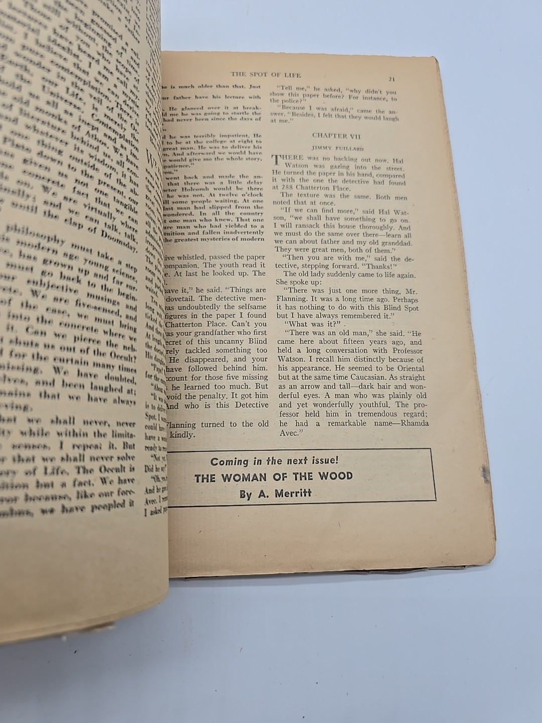 1941 vintage FAMOUS FANTASTIC MYSTERIES pulp magazine