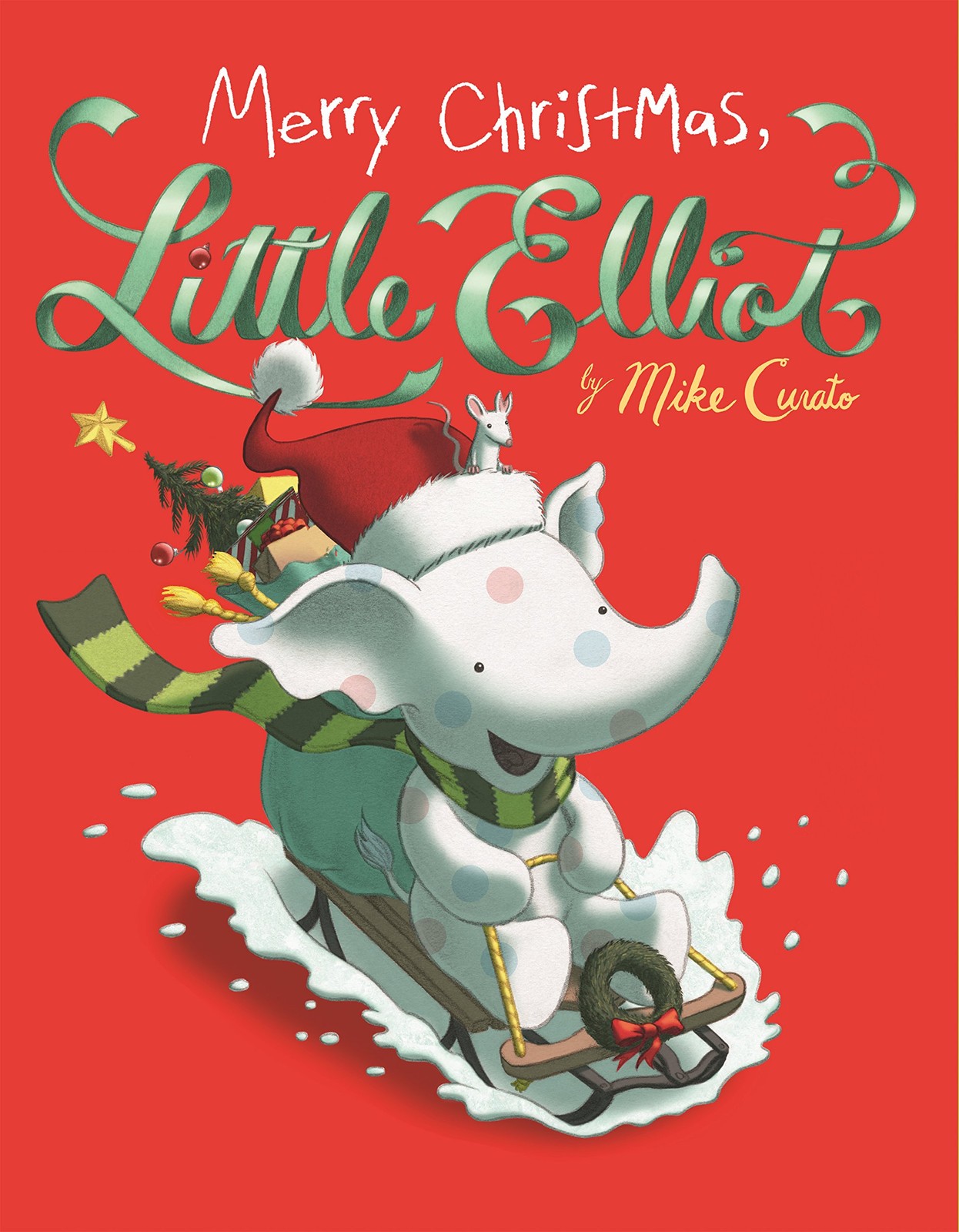 Merry Christmas, Little Elliot – hardcover Curato, Mike