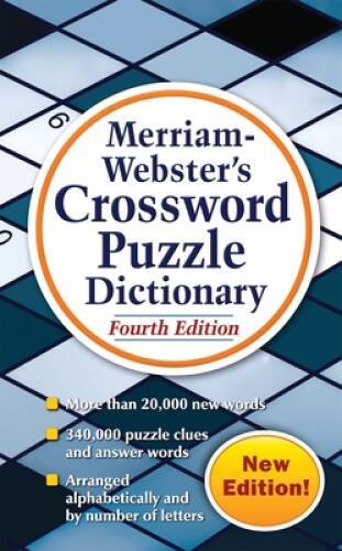 Merriam-Webster&rsquo;s Crossword Puzzle Dictionary, Fourth Edition – GOOD