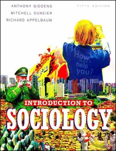 Introduction to Sociology – Paperback, by Giddens Anthony; Duneier – Very Good n