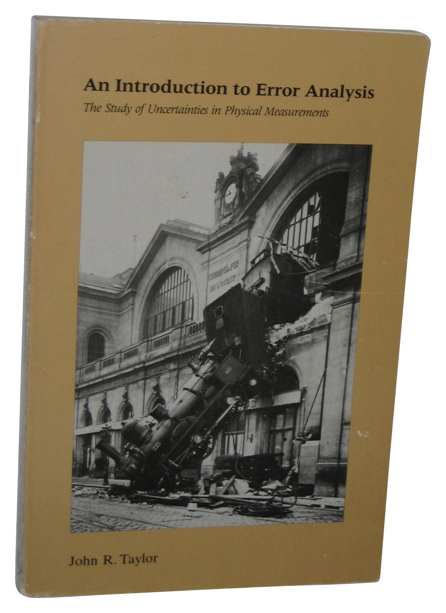 Introduction To Error Analysis (1982) Paperback Book – (John R. Taylor)