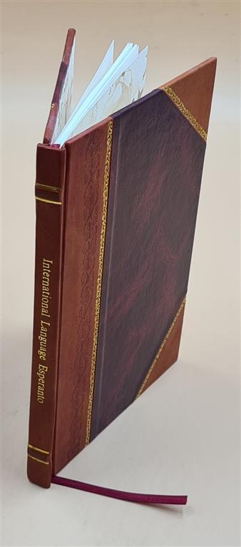 ????????????? ????? ????????? (Unua Libro Rusa 1A Eldono) 1887 [Leather Bound]