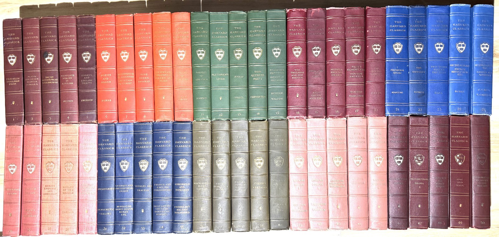 Harvard Classics Celebrated Historical Renaissance 50 Vol 1910 Very Rare