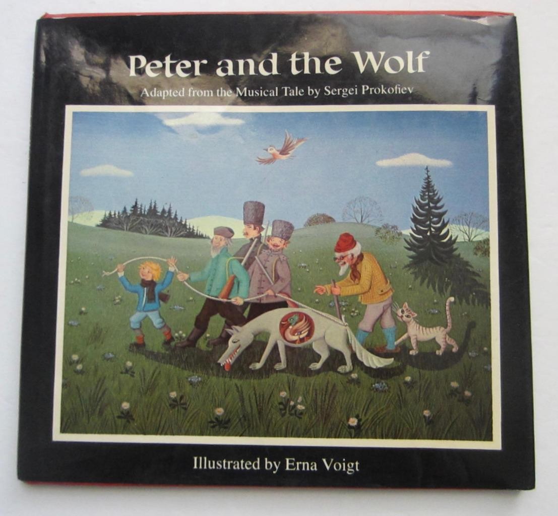 PETER AND THE WOLF ~ Sergei Prokofiev ~ Erna Voigt ~ Vintage Childrens Book DJ