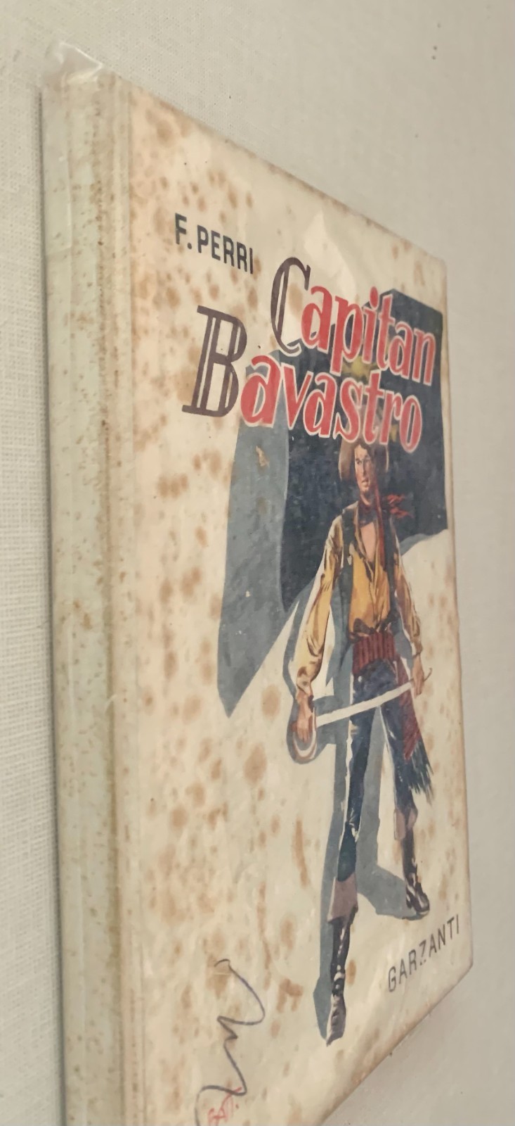 CAPITAN BAVASTRO-F.PERRI-ED.GARZANTI 1952,ILL.NI DINO BATTAGLIA