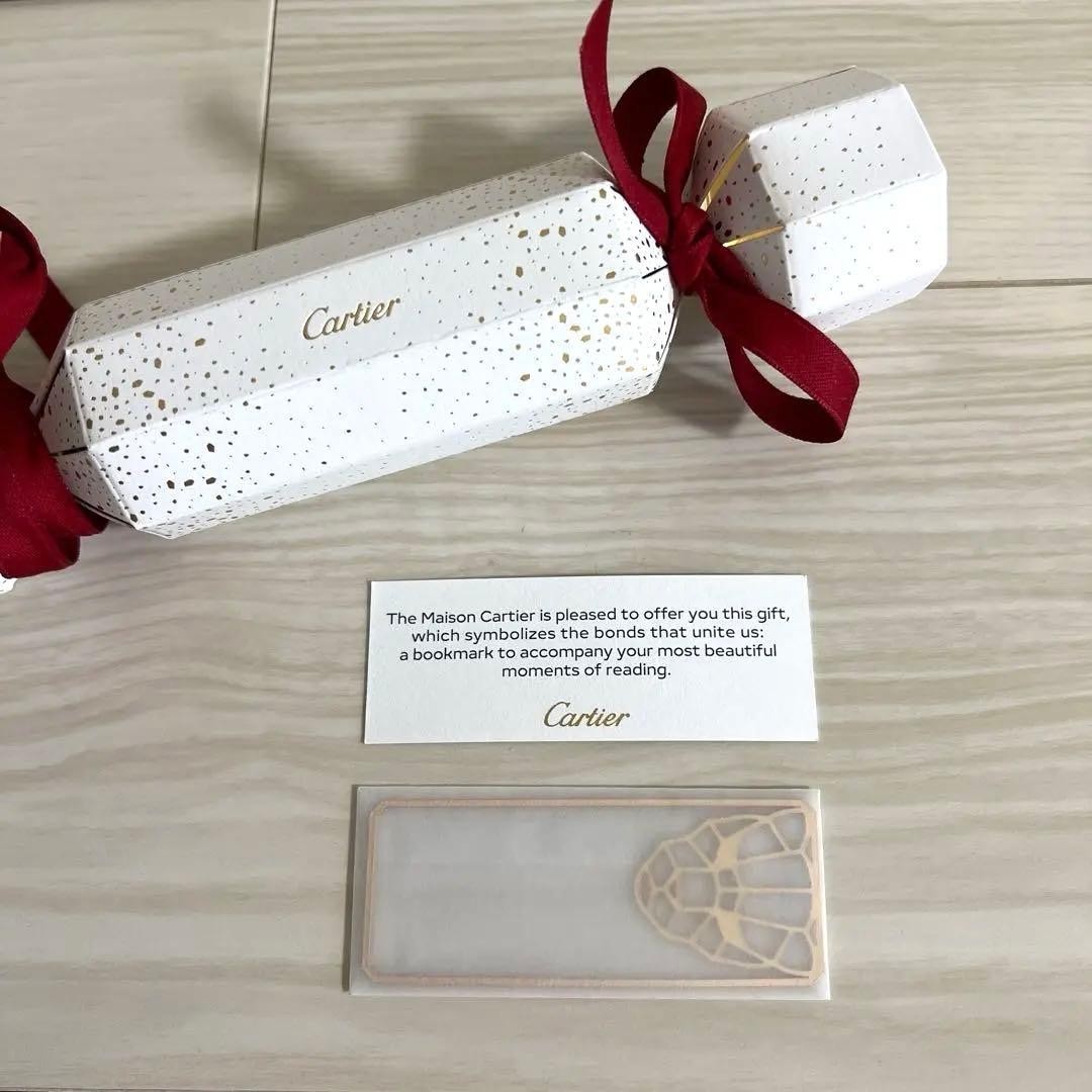 Cartier Gold Bookmark PANTHERE Design 8 cm VIP Gift Item Rare Authentic New