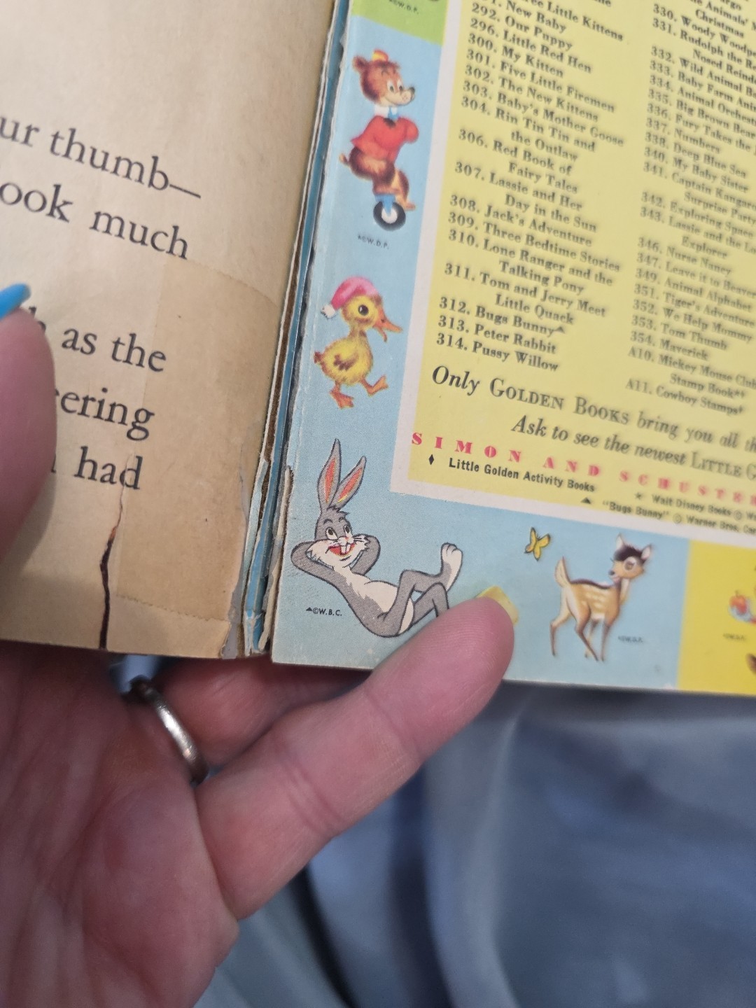 A Little Golden Book, Tom Thumb #353 A Ed .25