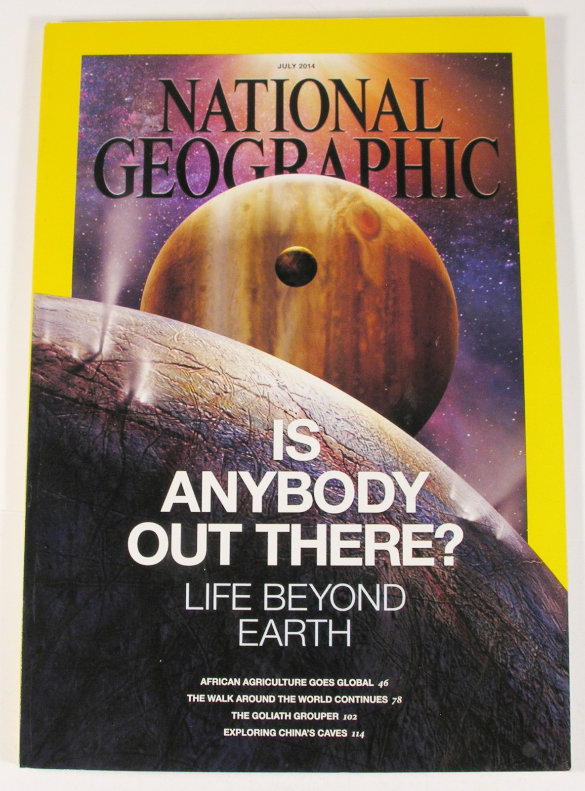 NATIONAL GEOGRAPHIC MAGAZINE 2014 JULY EXTRATERRESTRIAL LIFE AFRICAN FARMING