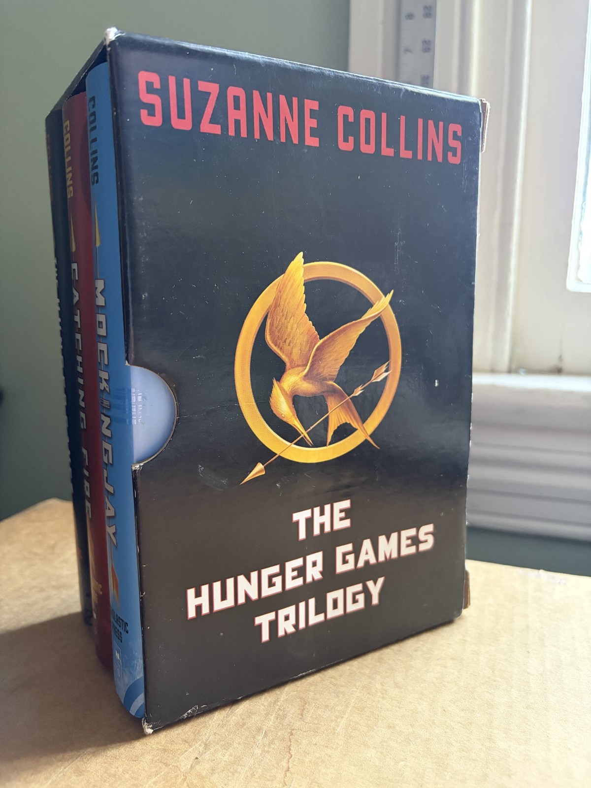 2009 boxed 3 set The Hunger Games Trilogy SUZANNE COLLINS 1st ed 10th printing