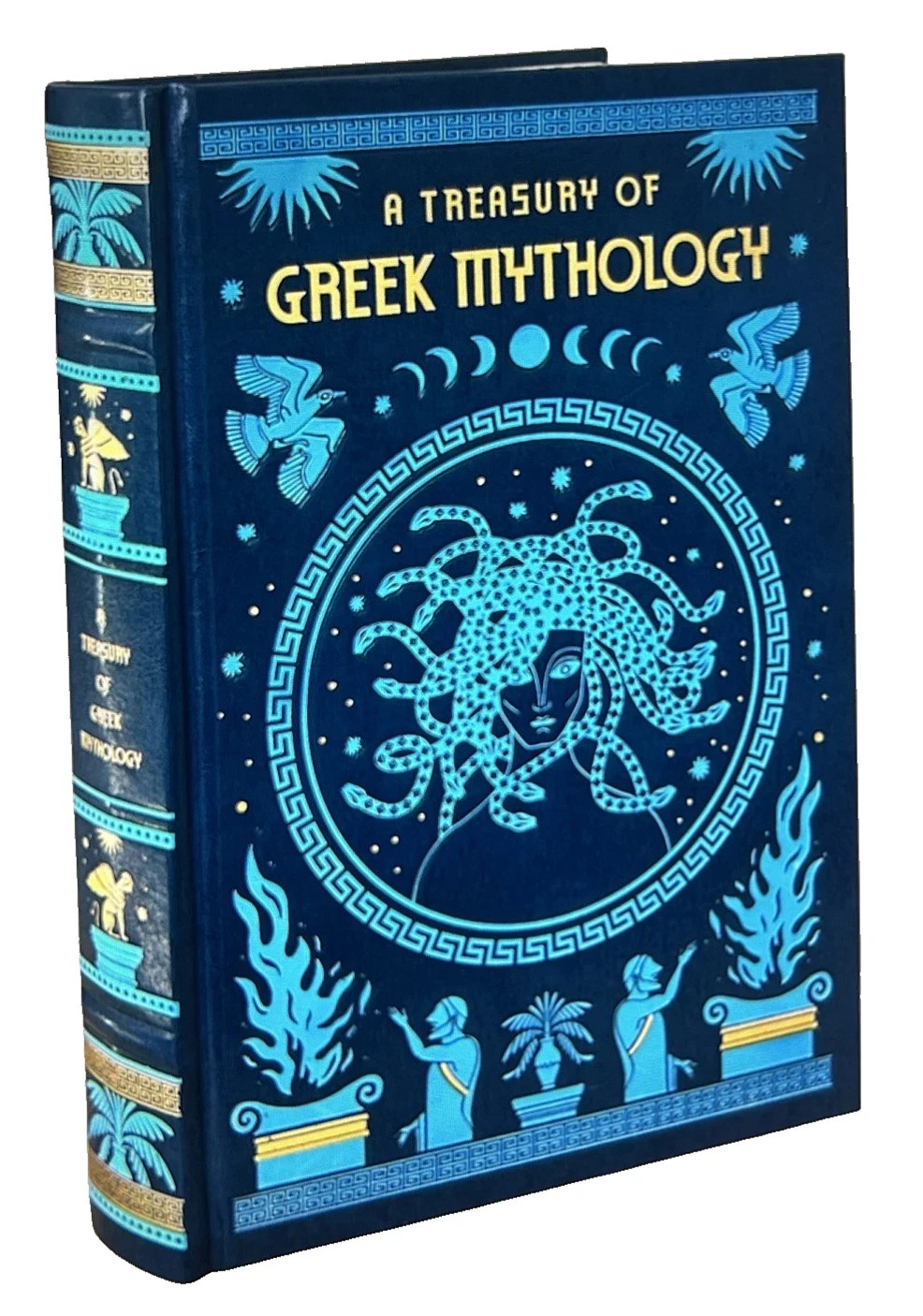 NEW-A Treasury of Greek Mythology Bonded Leather Collectible Ed. by H.A. Guerber