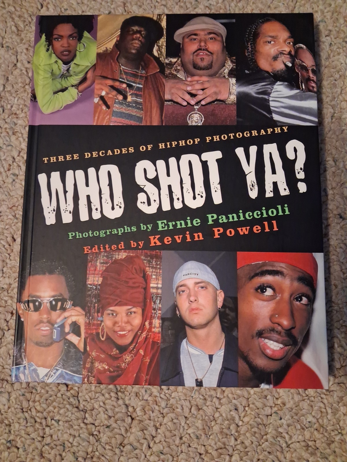 Brand New! Signed Copy! Who Shot Ya? Three Decades of Hiphop Photography 1st Ed.