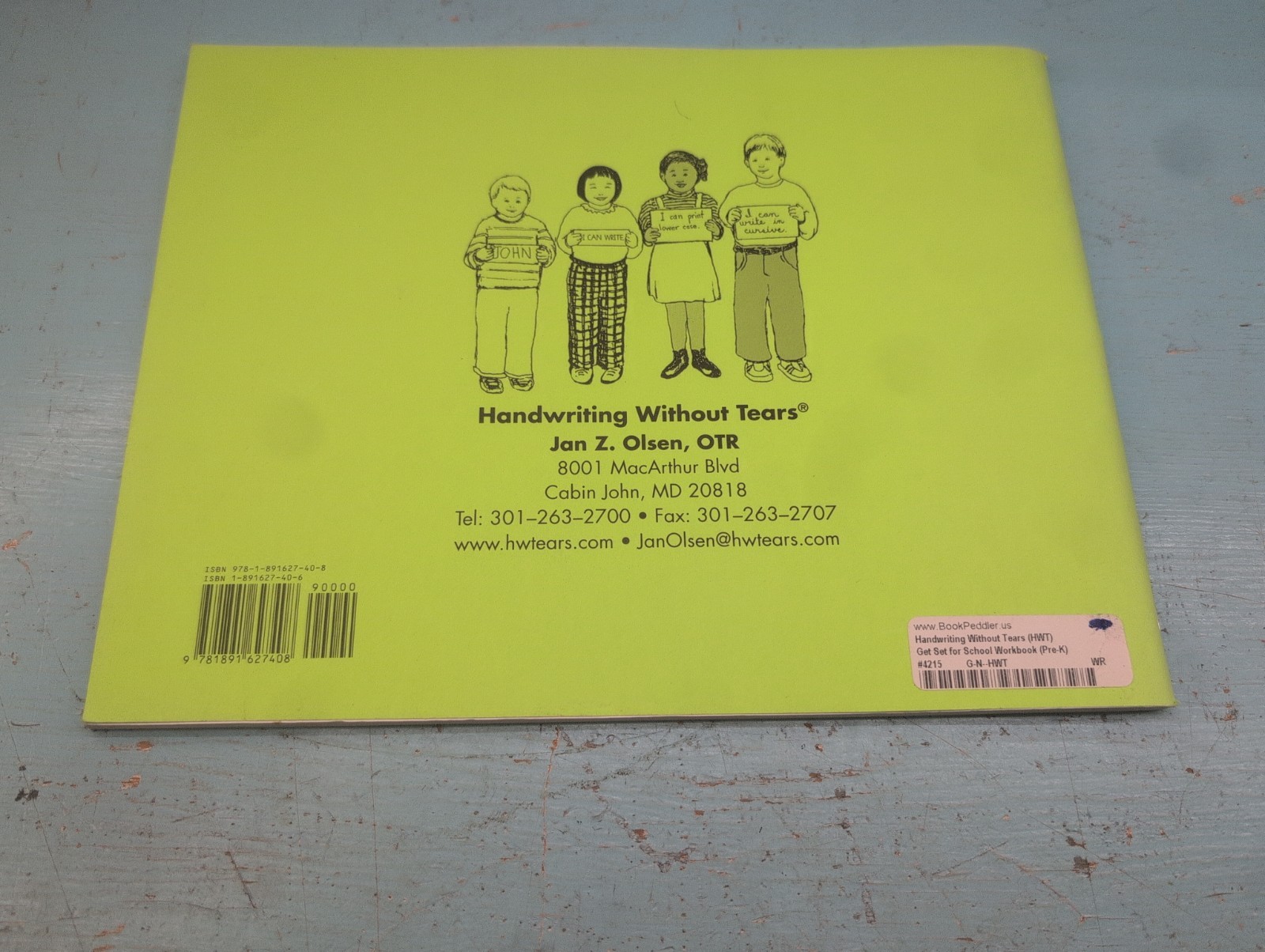 Handwriting Without Tears. – Get Set for School – Jan Z. Olsen, OTR