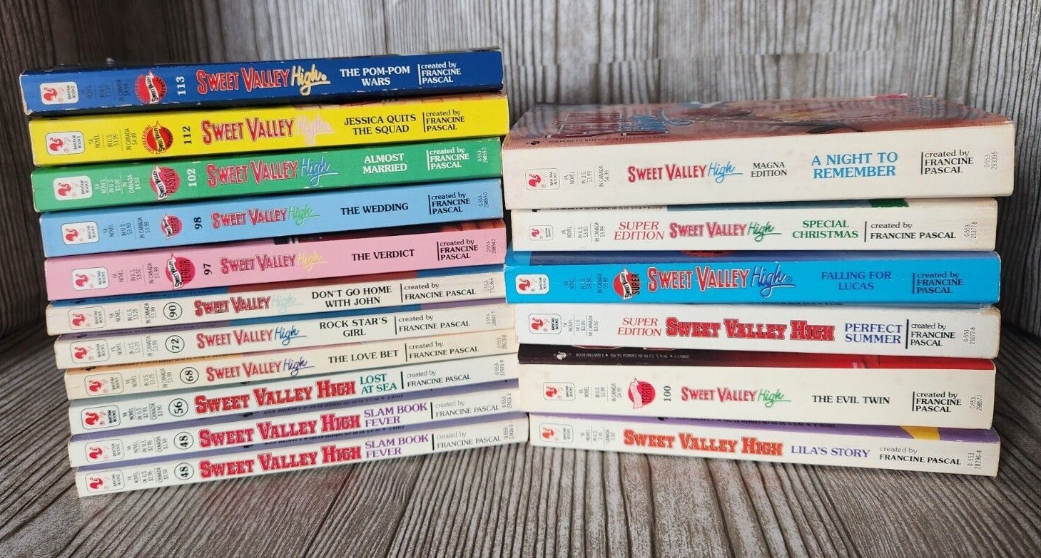 1990&rsquo;s Sweet Valley High Books BUILD YOUR COLLECTION Francine Pascal Paperback