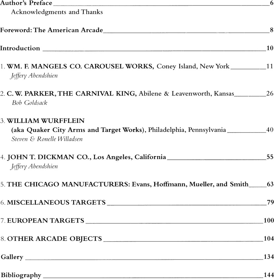 Classic Antique Target Shooting Gallery & Carnival Arcade Collectibles Reference