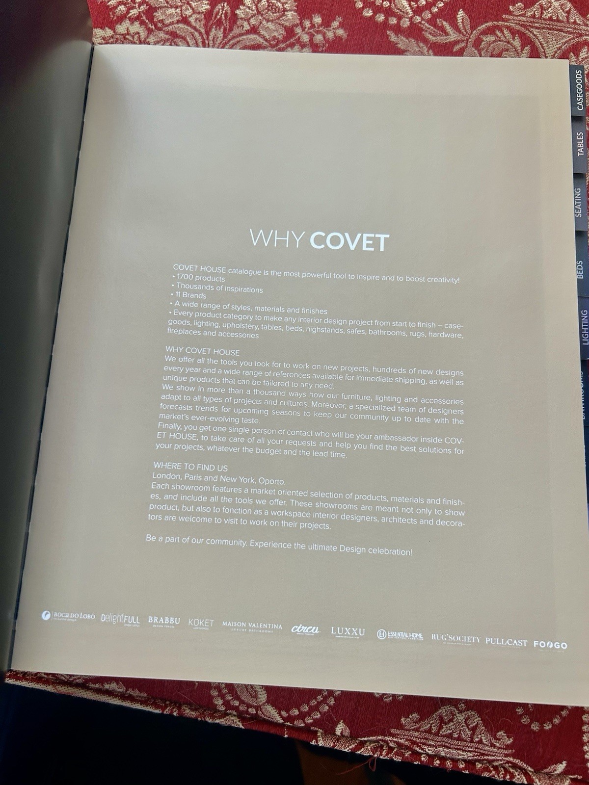 Covet.House Curated Design Catalogue – 446 pages