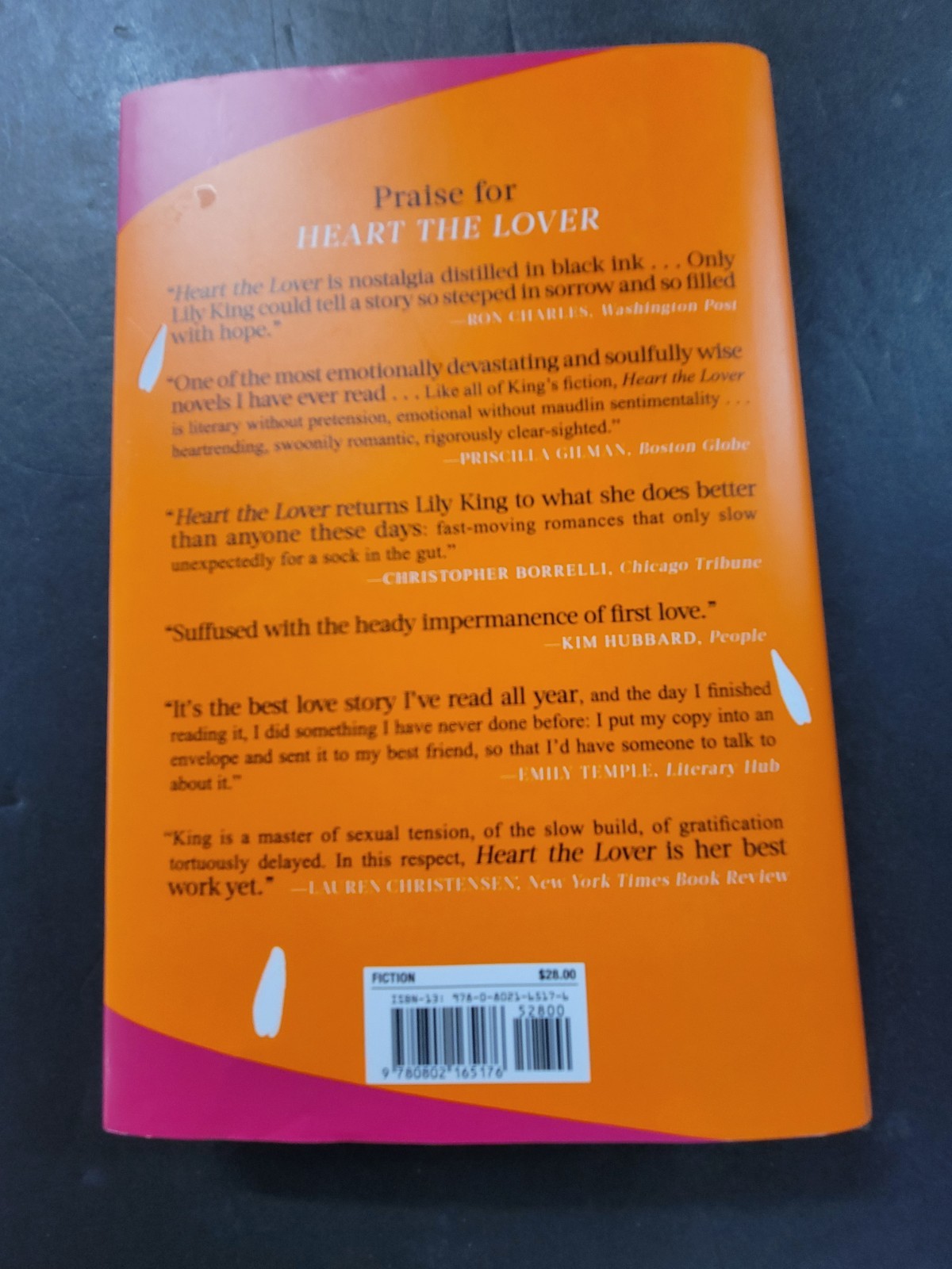 HEART THE LOVER by Lily King (2025, HCDJ) LIKE NEW