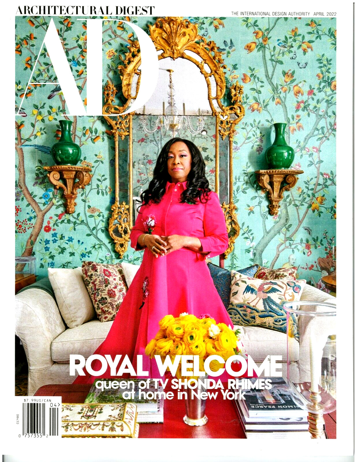 Architectural Digest – Shonda Rhimes at Home – Bosco Sodi & Wife – April 2022