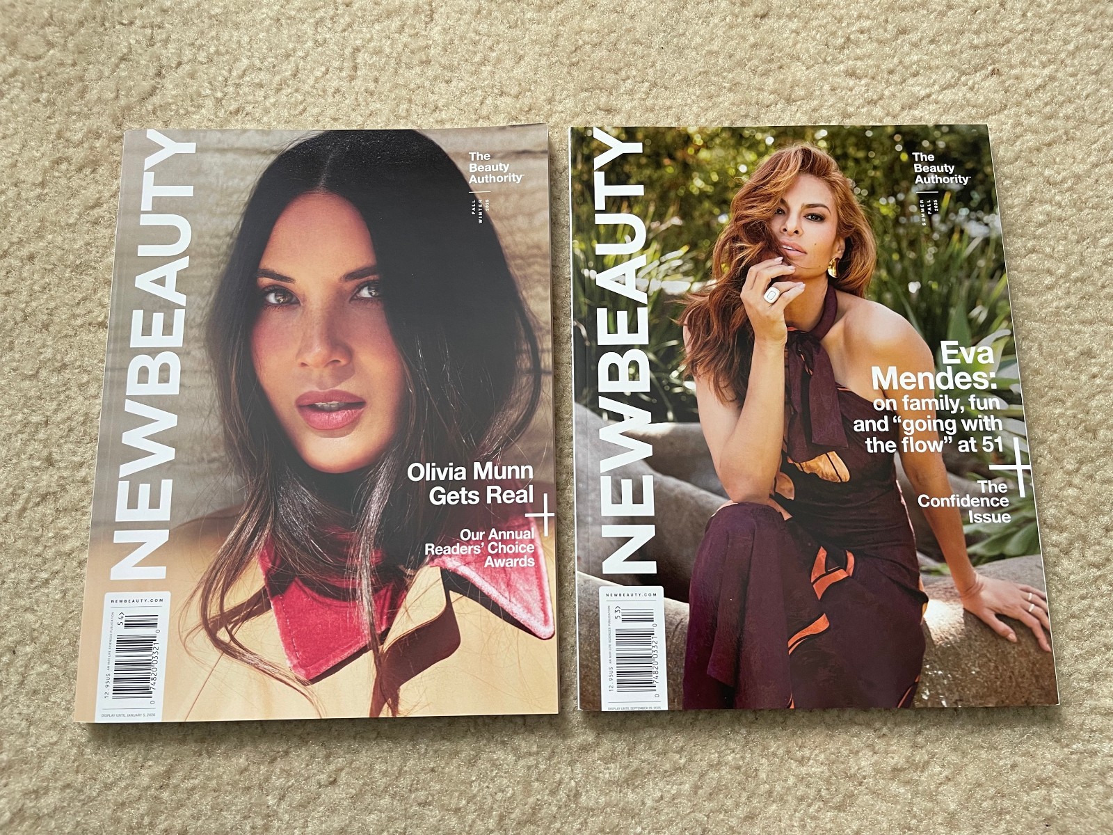 New Beauty Magazine Summer/Fall Fall/Winter 2025 Lot of 2