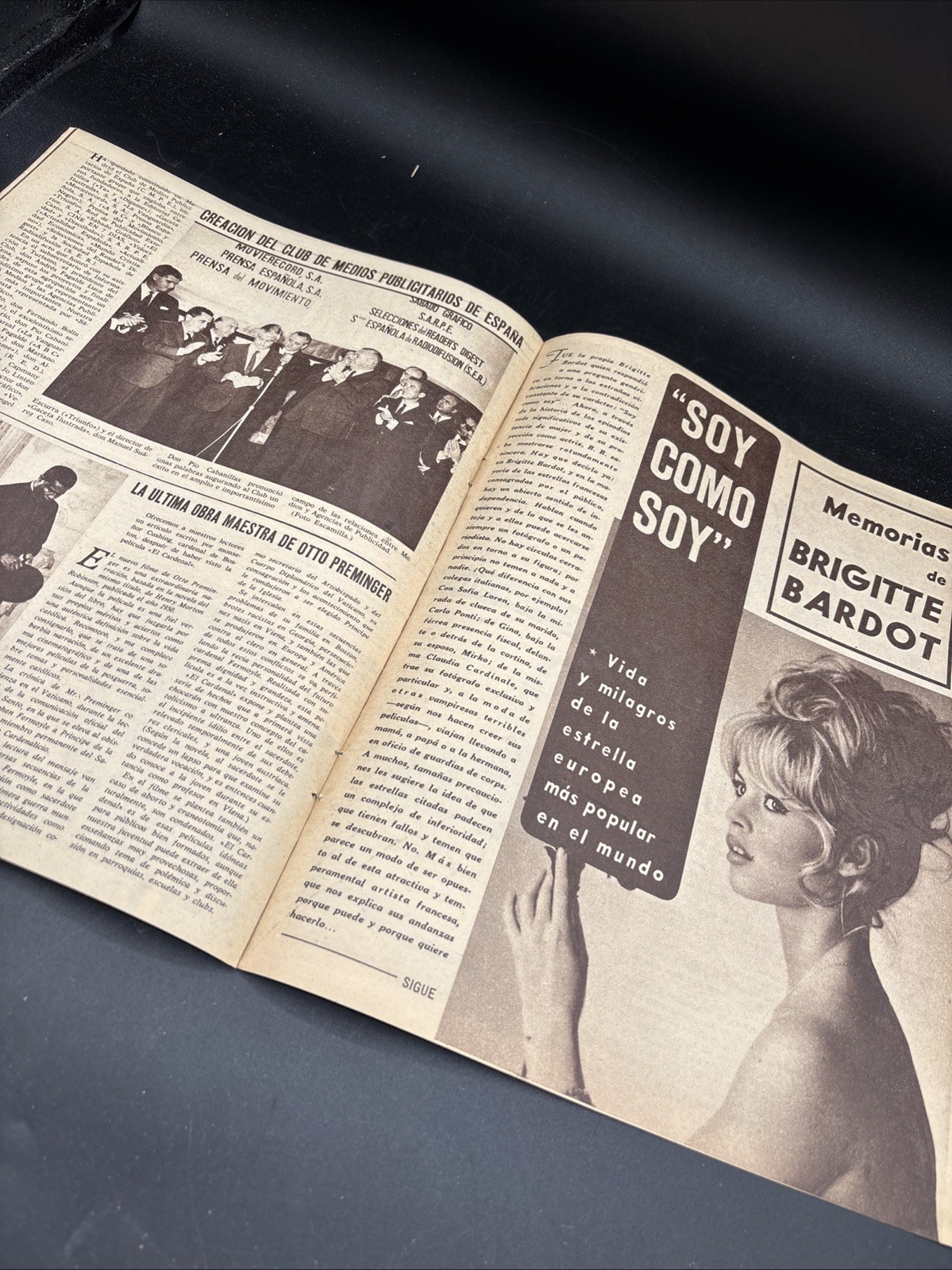 3-Bridget Bardot Cine En 7 Dias Spain Magazines ALL EXCELLENT