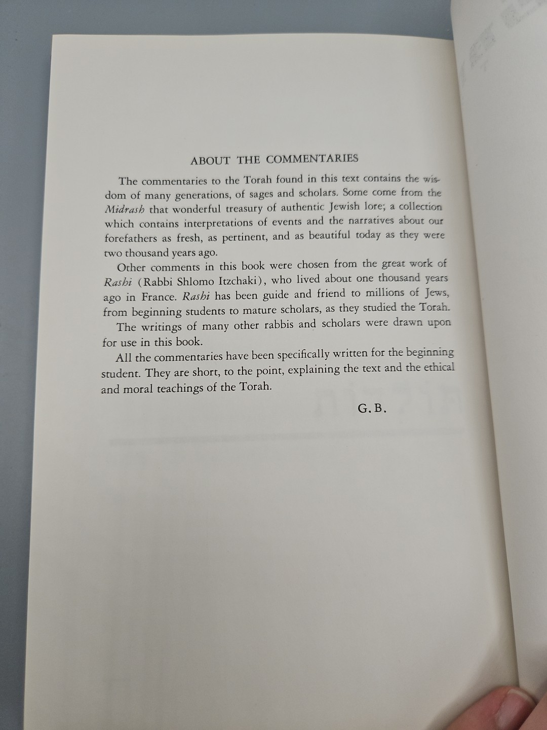 Torah Explained, Rabbi Gerald J. Blidstein, Ktav Publishing House 1965