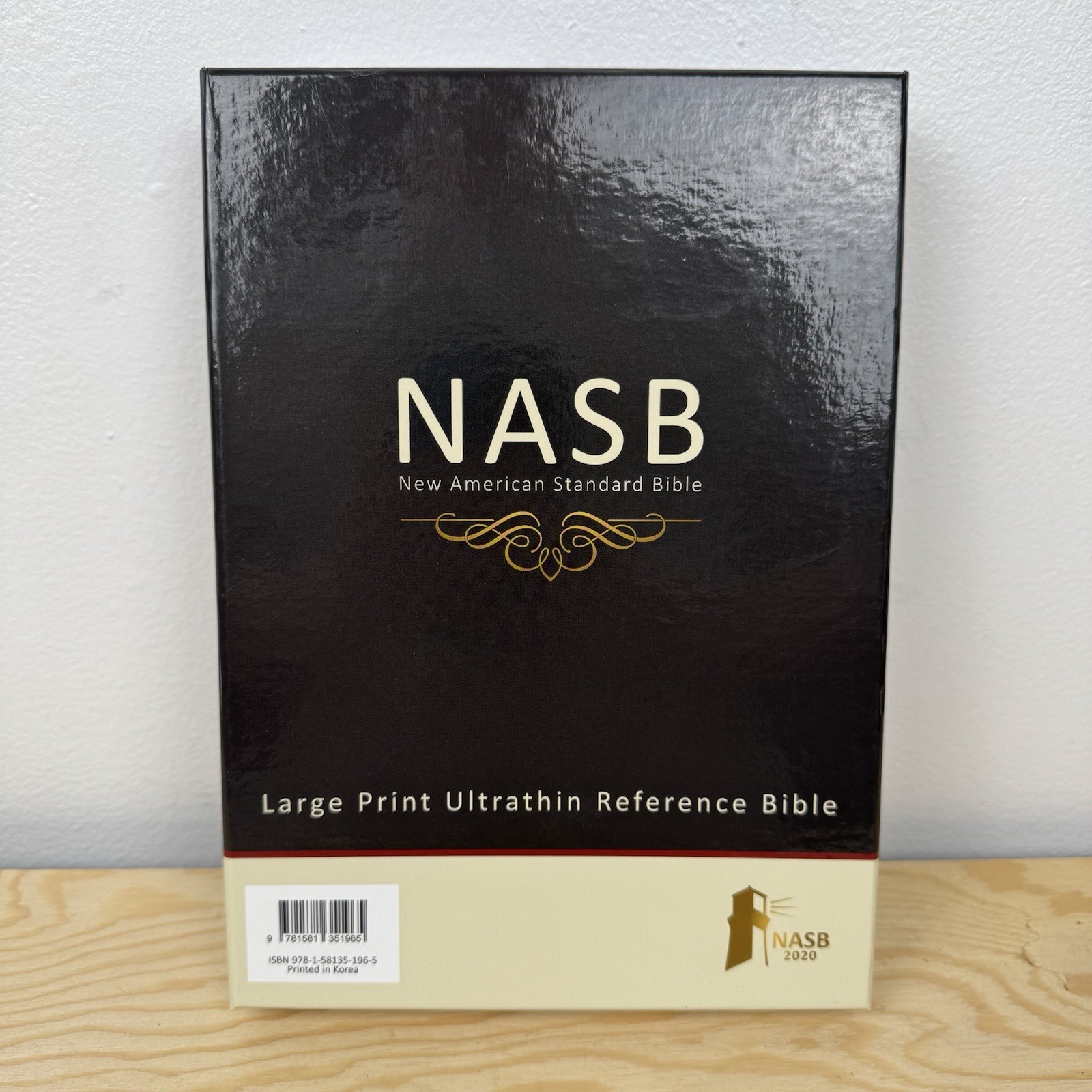 NASB 2020 Large Print Ultrathin Reference Bible BlackGoatskin Lockman Foundation