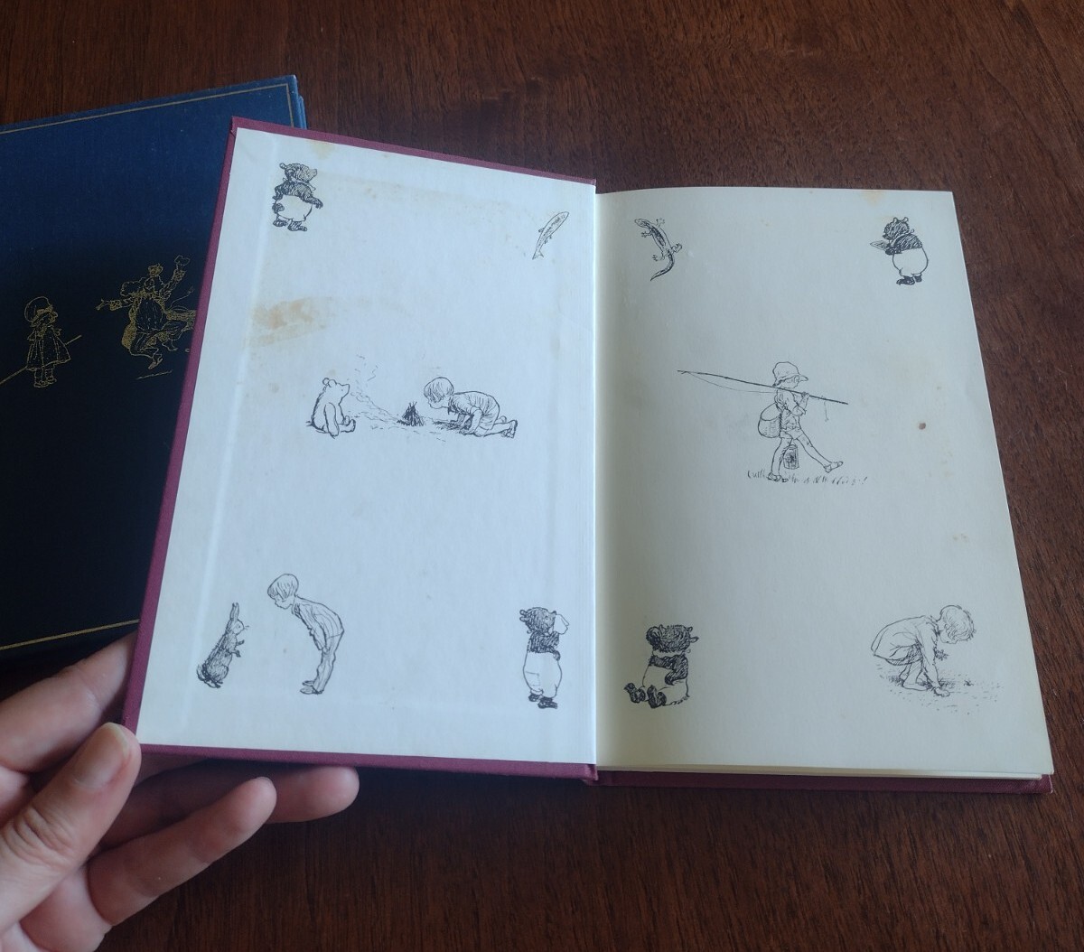 A.A. Milne Lot Of 2 Facsimile The Collectors Editions Very Young Six Methuen