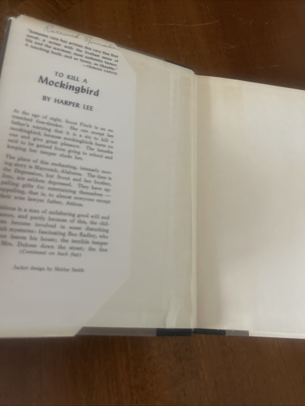 To Kill a Mockingbird ☆ Harper Lee, 1960 HCDJ VG