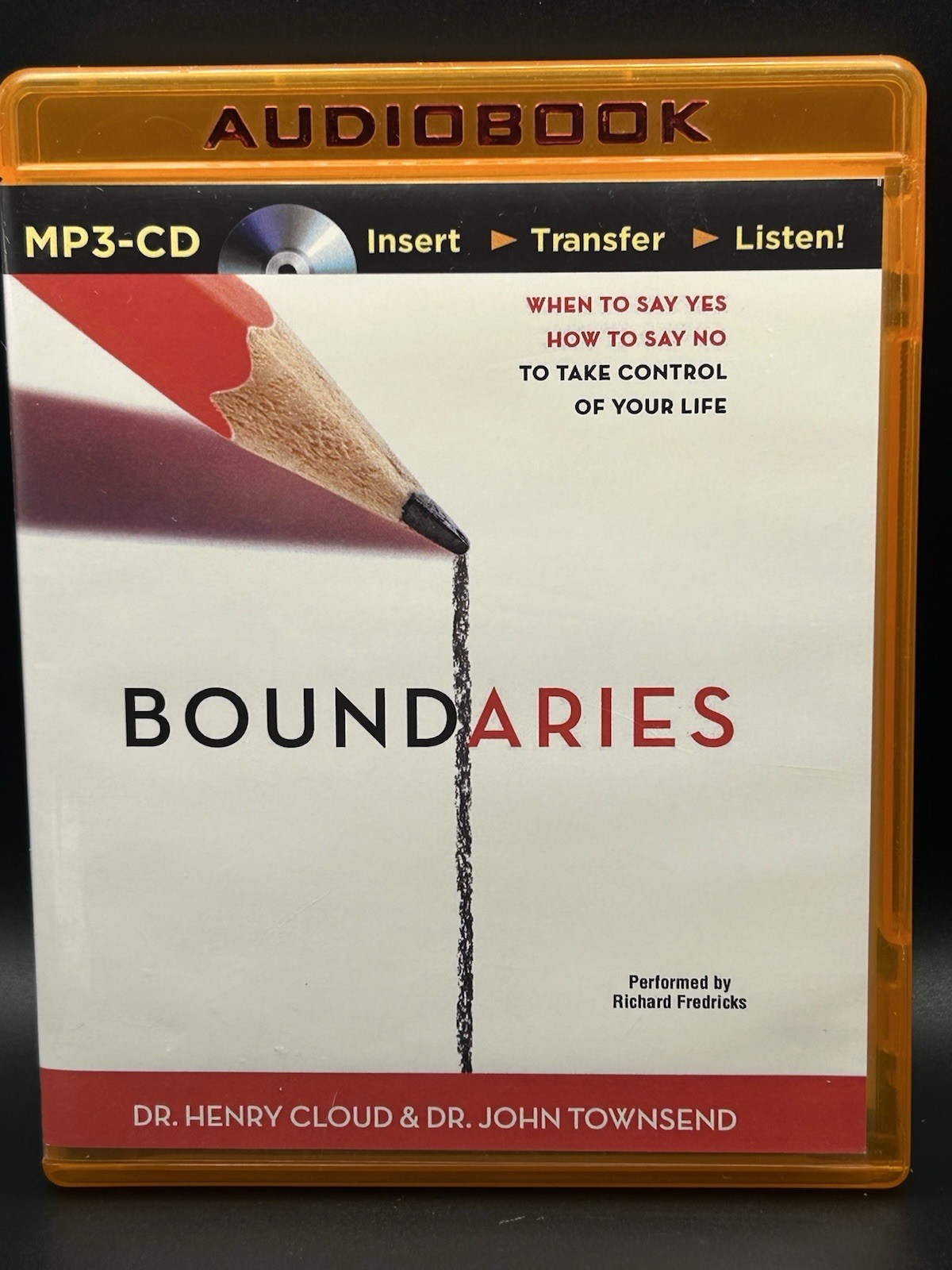 BOUNDARIES Dr. Henry Cloud Dr. John Townsend Audiobook MP3-CD