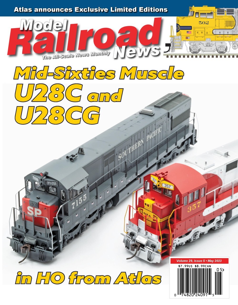 MODEL RAILROAD NEWS MAGAZINE | MAY 2023 | MID-SIXTIES MUSCLE U28C & U28CG