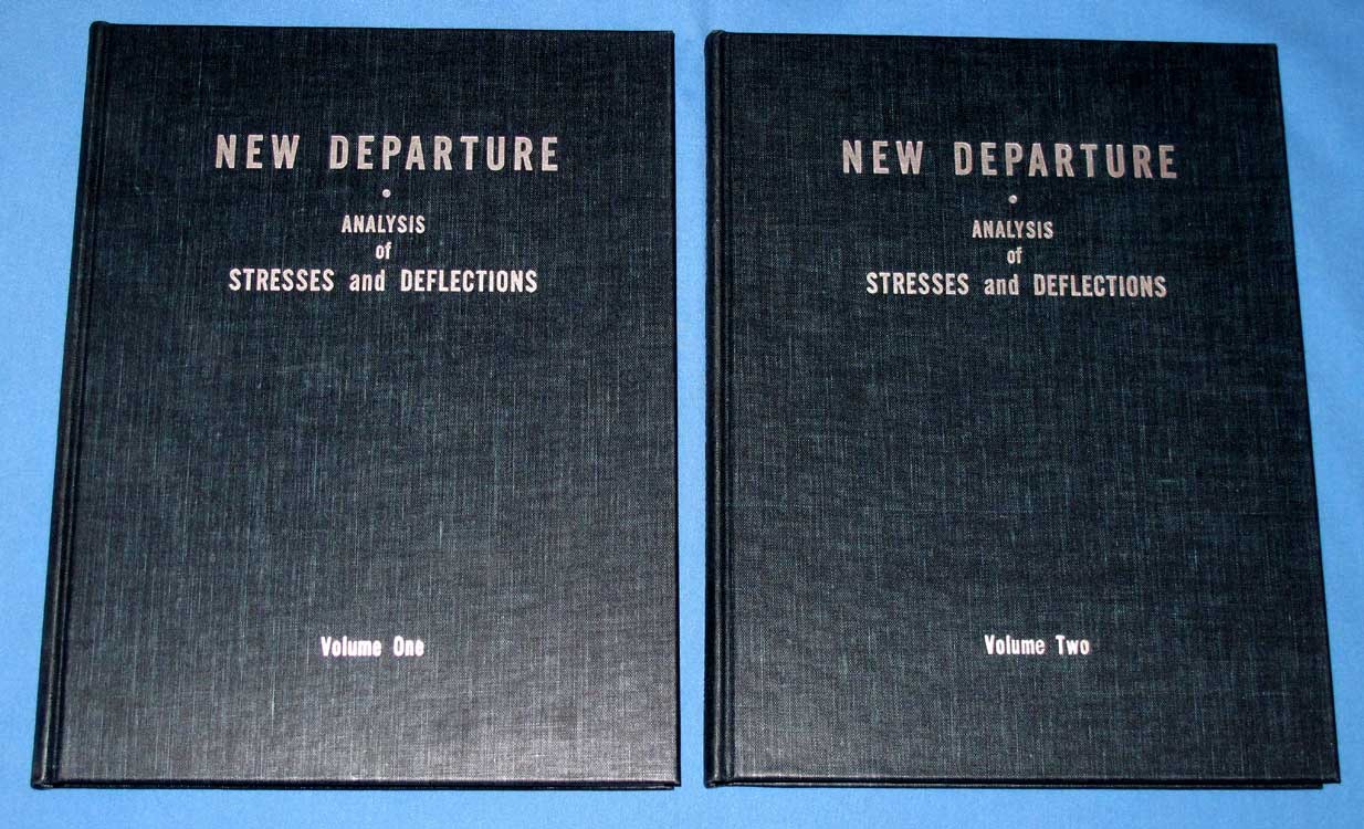 New Departure Analysis of Rolling Element Bearing Stresses & Deflections – 1946