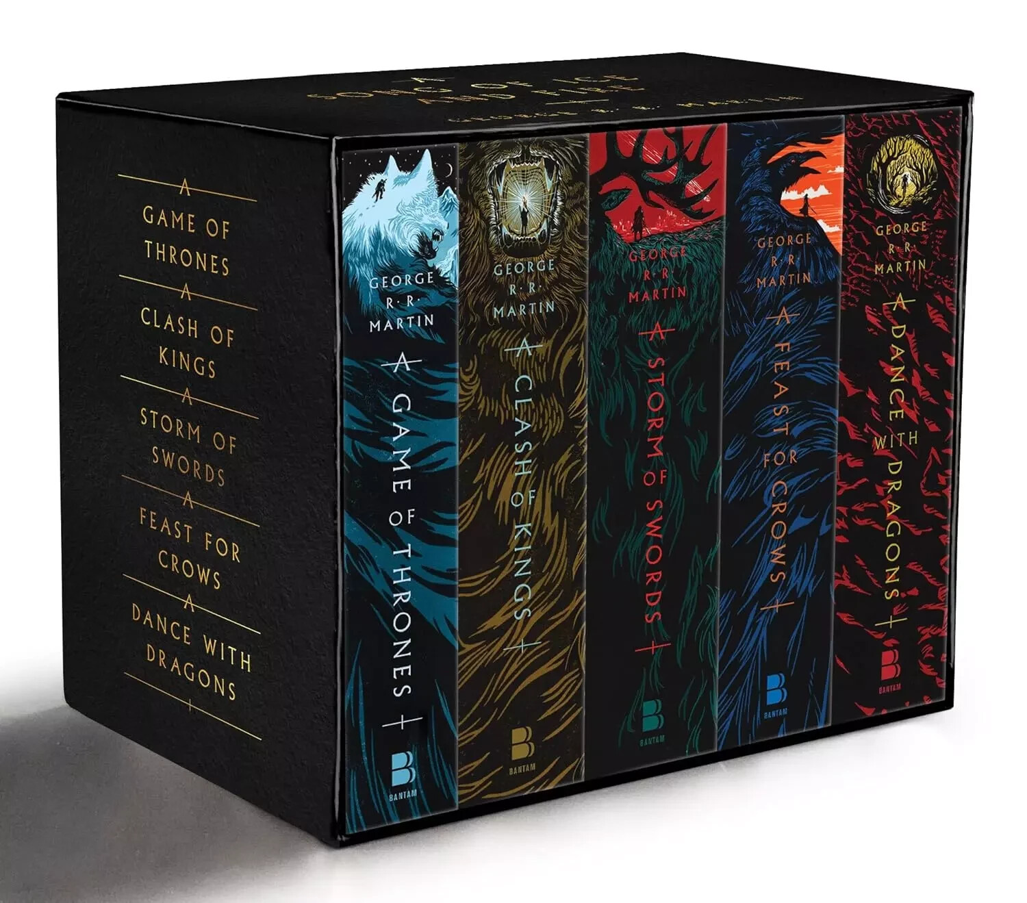 A GAME OF THRONES – MASS MARKET BOXED SET Books 1-5 (0345535529)