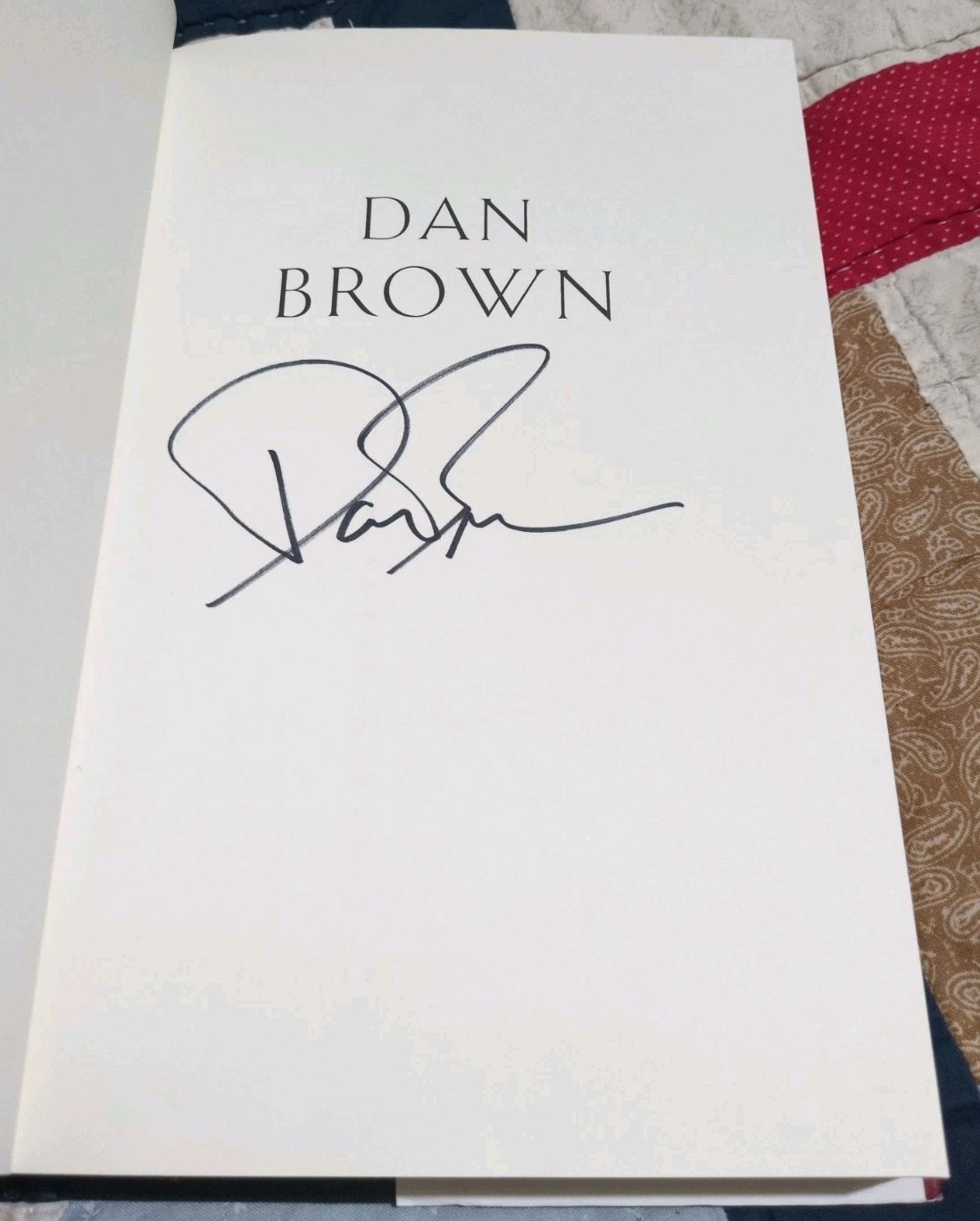 Secret of Secrets Dan Brown Signed First Edition Ptg 2025 Da Vinci Langdon RARE