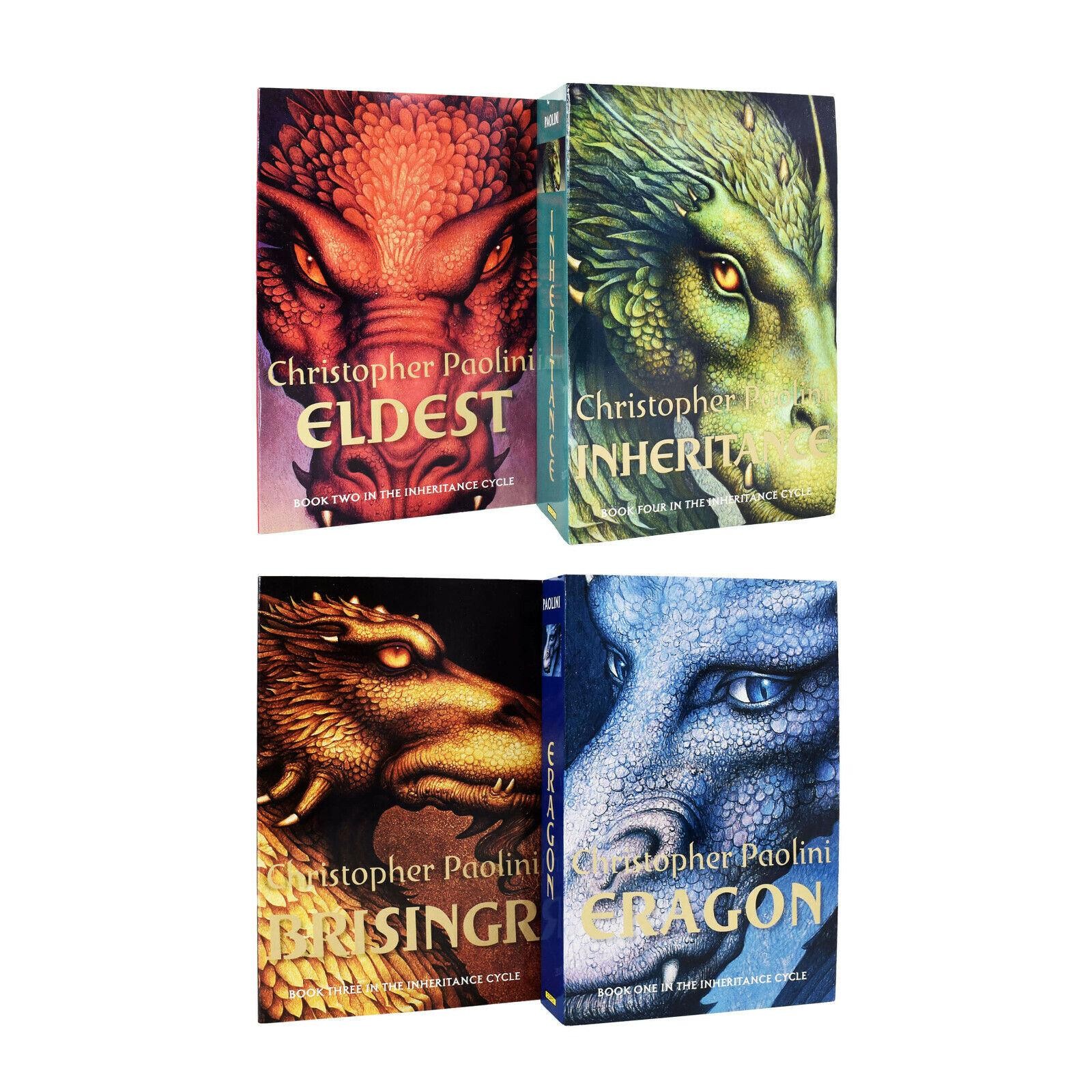 Inheritance Cycle 4 Book Set Christopher Paolini PB Fantasy Age 14-16