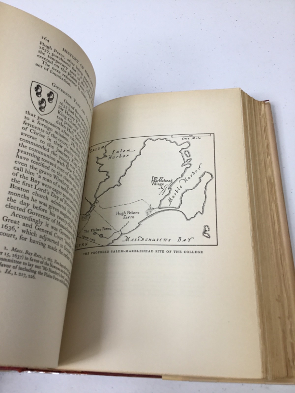 The Founding of Harvard College. Morison. 1935 HCDJ+Mylar, Illustrated