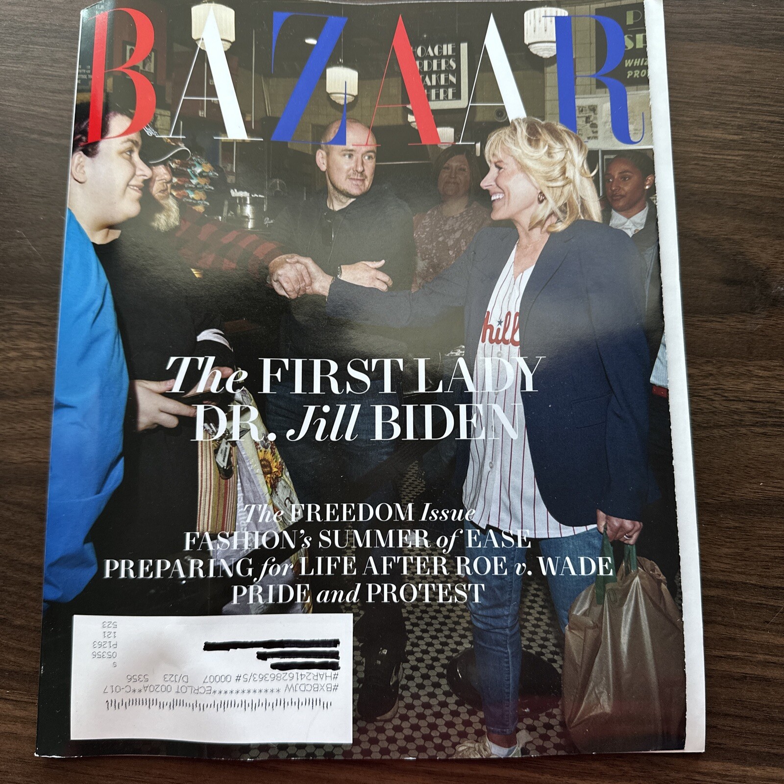 Bazaar Magazine 2022. Dr Jill Biden. The Freedom Issue.
