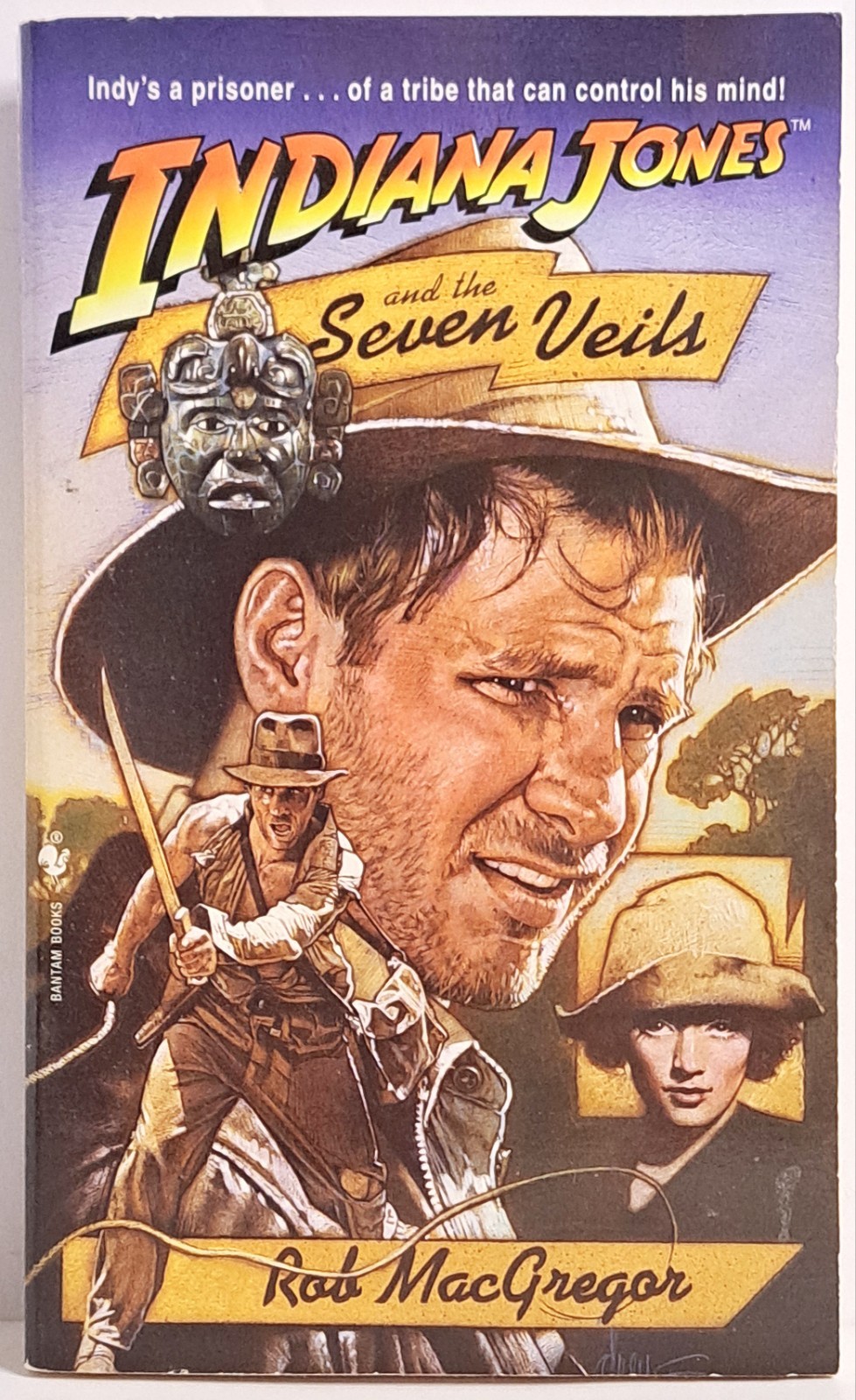 Indiana Jones and the Seven Veils | Rob MacGregor ~ Bantam PB 2008 Reissue