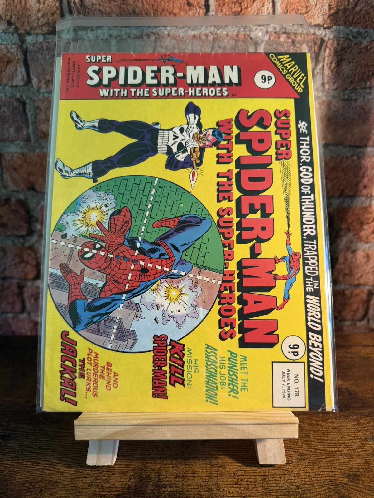 Marvel Hulk Weekly #198 1st Wolverine & Super Spider-Man #178 1st Punisher