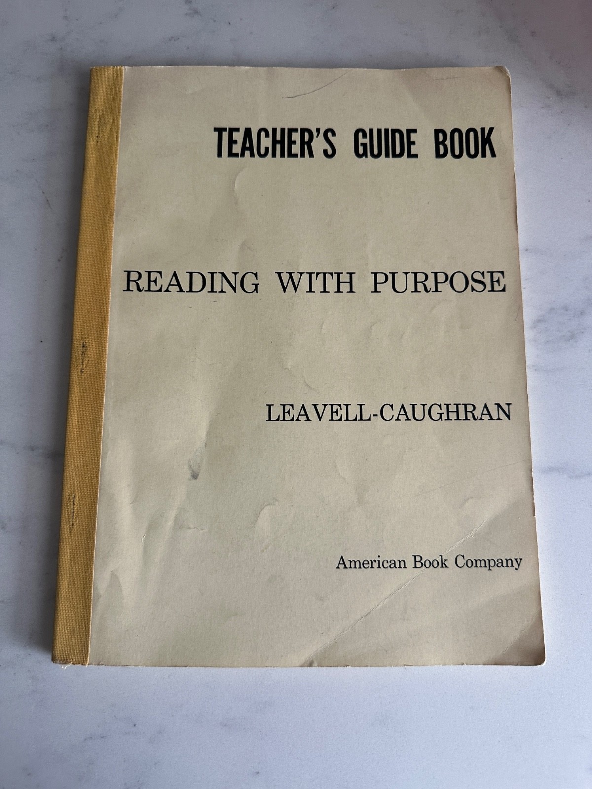 1962 Teacher&rsquo;s Guide Book Reading with Purpose Leavell-Caughran
