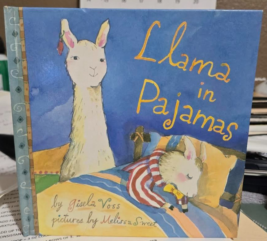 Llama in Pajamas by Gisela Voss; Melissa Sweet; Boston Museum of Fine Arts